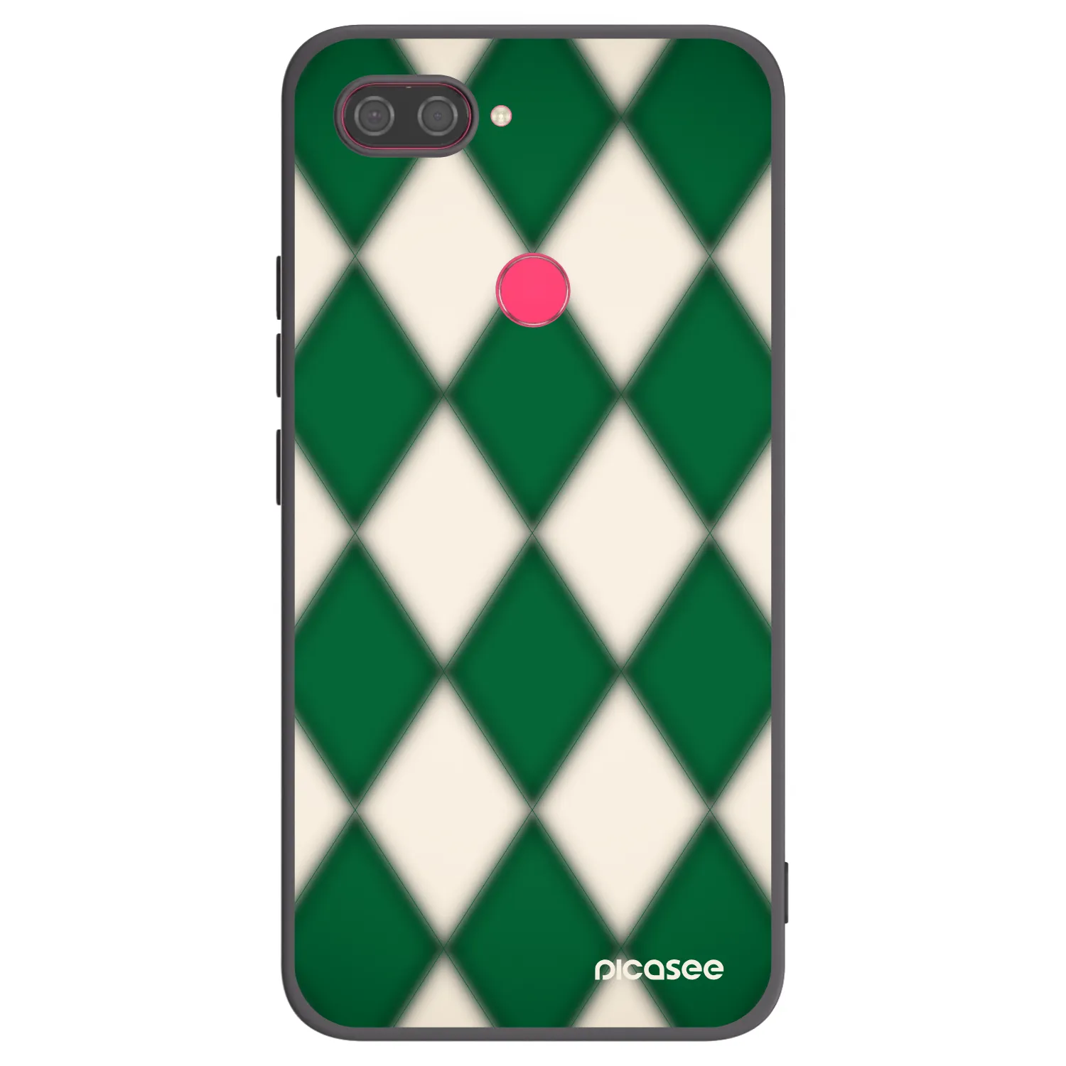 Picasee silikonový černý obal pro Xiaomi Mi 8 Lite - Emerald Diamond