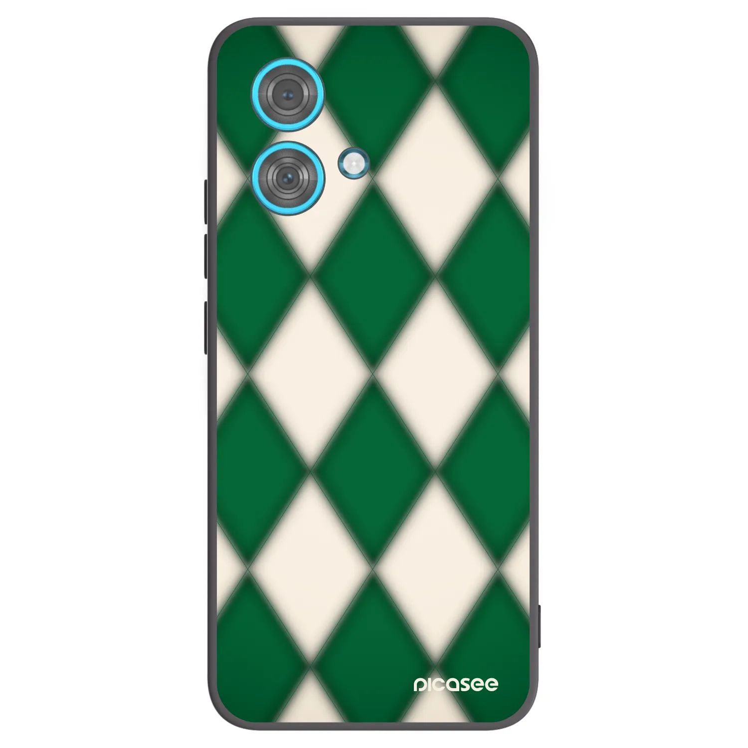 Picasee silikonový černý obal pro Motorola Edge 40 Neo - Emerald Diamond