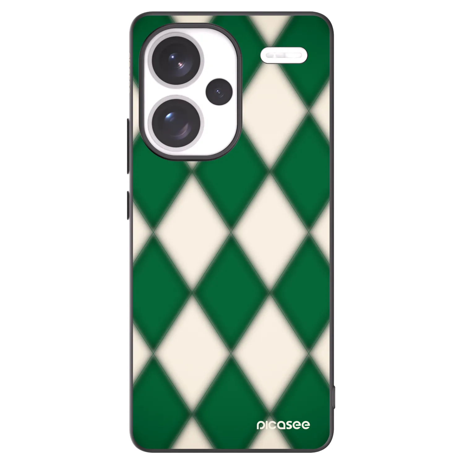 Picasee silikonový černý obal pro Xiaomi Redmi Note 13 Pro+ 5G - Emerald Diamond