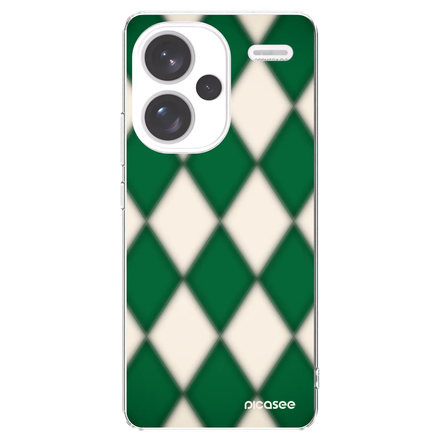 Picasee silikonový průhledný obal pro Xiaomi Redmi Note 13 Pro+ 5G - Emerald Diamond