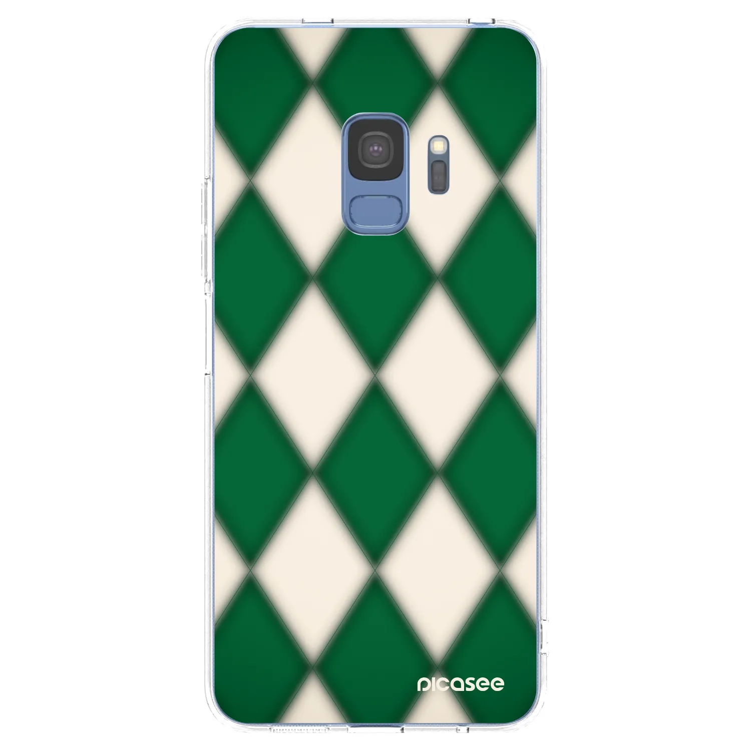 Picasee silikonový průhledný obal pro Samsung Galaxy S9 G960F - Emerald Diamond
