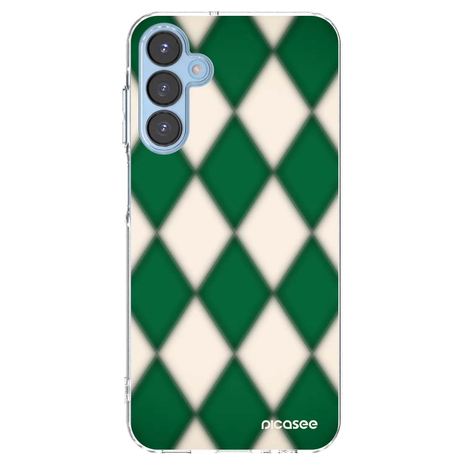 Picasee silikonový průhledný obal pro Samsung Galaxy A15 A156B 5G - Emerald Diamond
