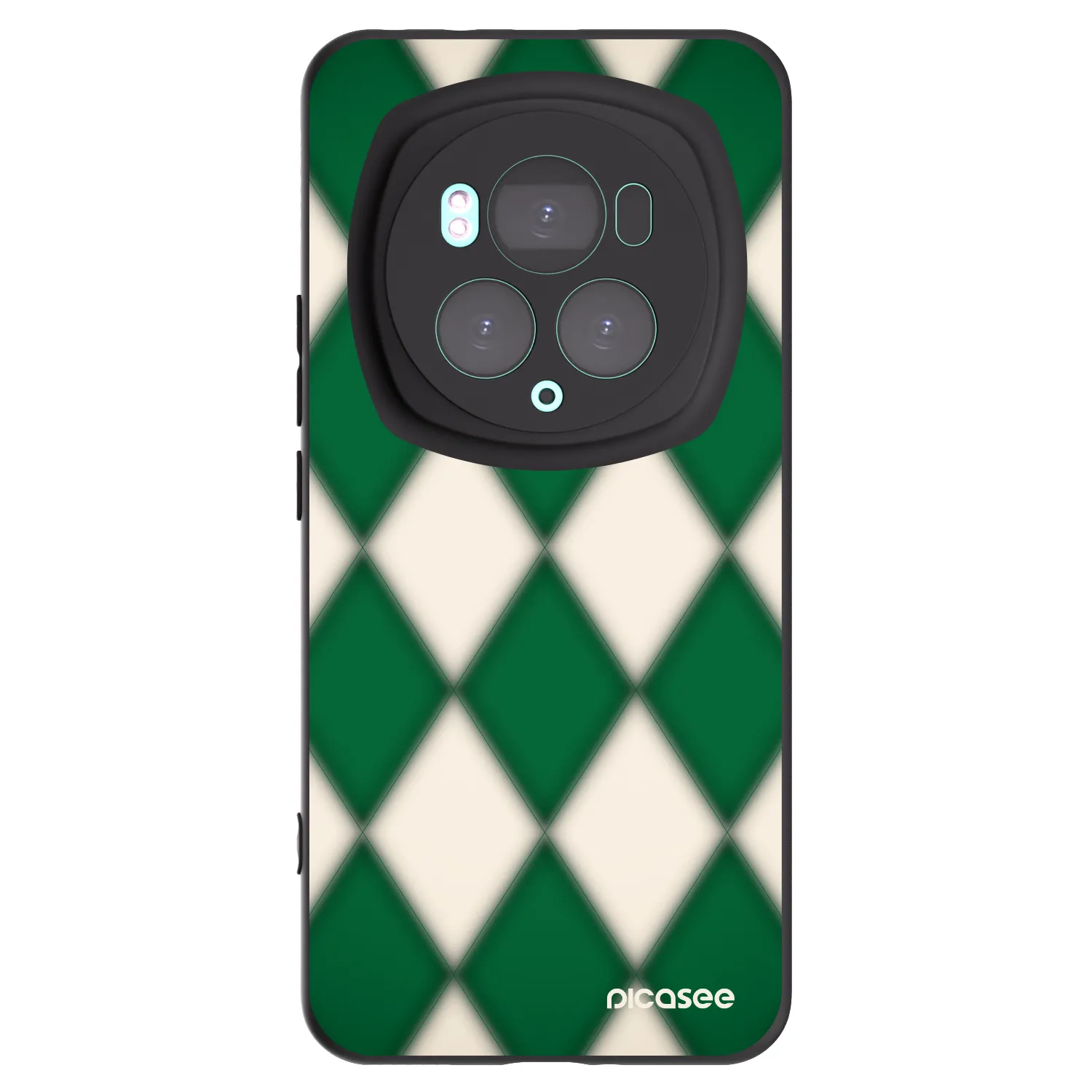 Picasee silikonový černý obal pro Honor Magic6 Pro - Emerald Diamond