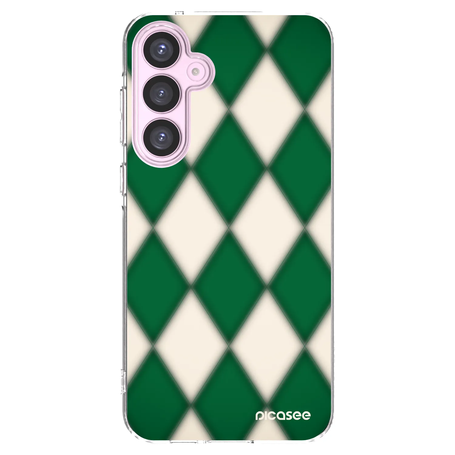 Picasee silikonový průhledný obal pro Samsung Galaxy A55 5G A556B - Emerald Diamond
