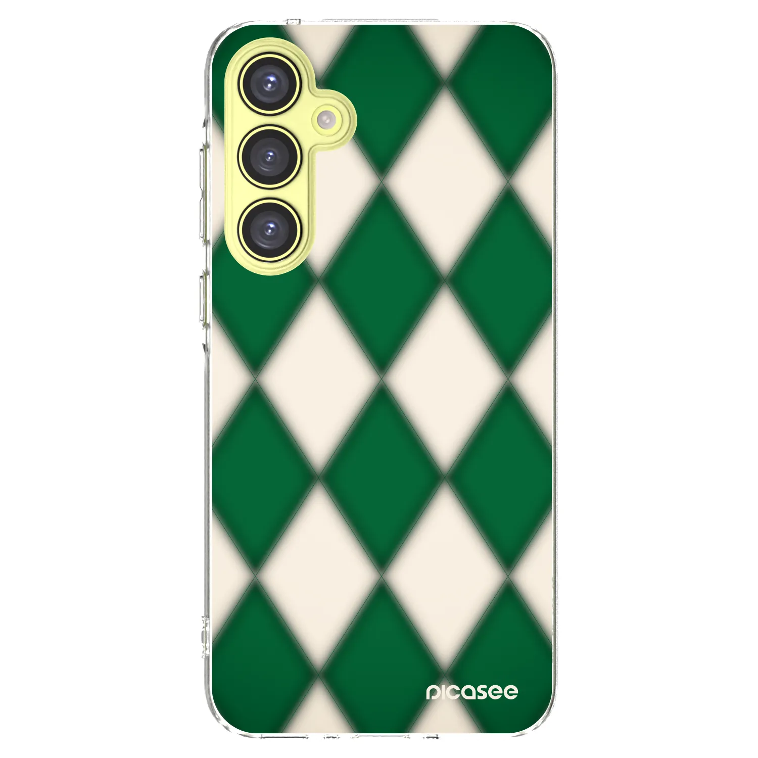 Picasee silikonový průhledný obal pro Samsung Galaxy A35 5G A356B - Emerald Diamond
