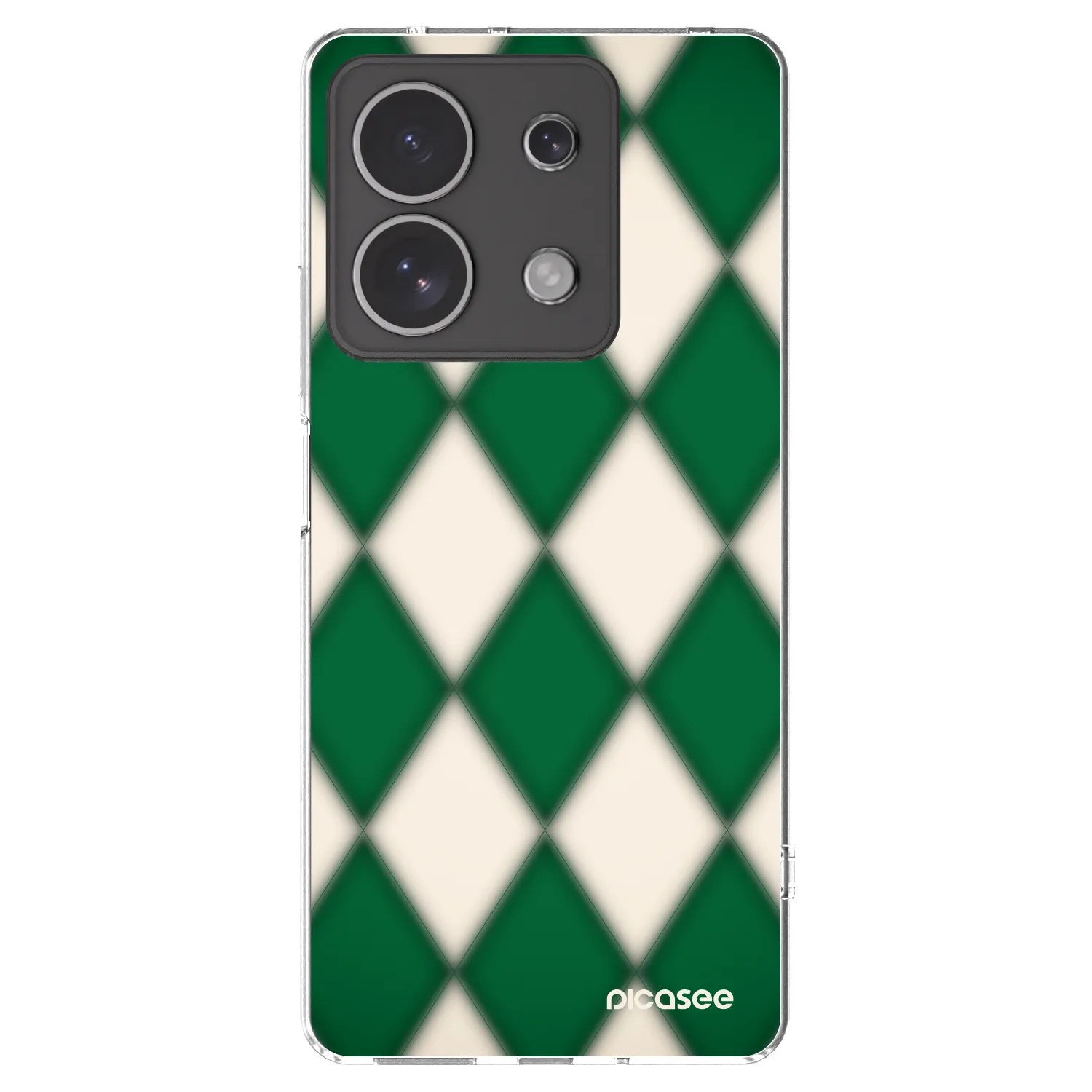 Picasee silikonový průhledný obal pro Xiaomi Redmi Note 13 4G - Emerald Diamond