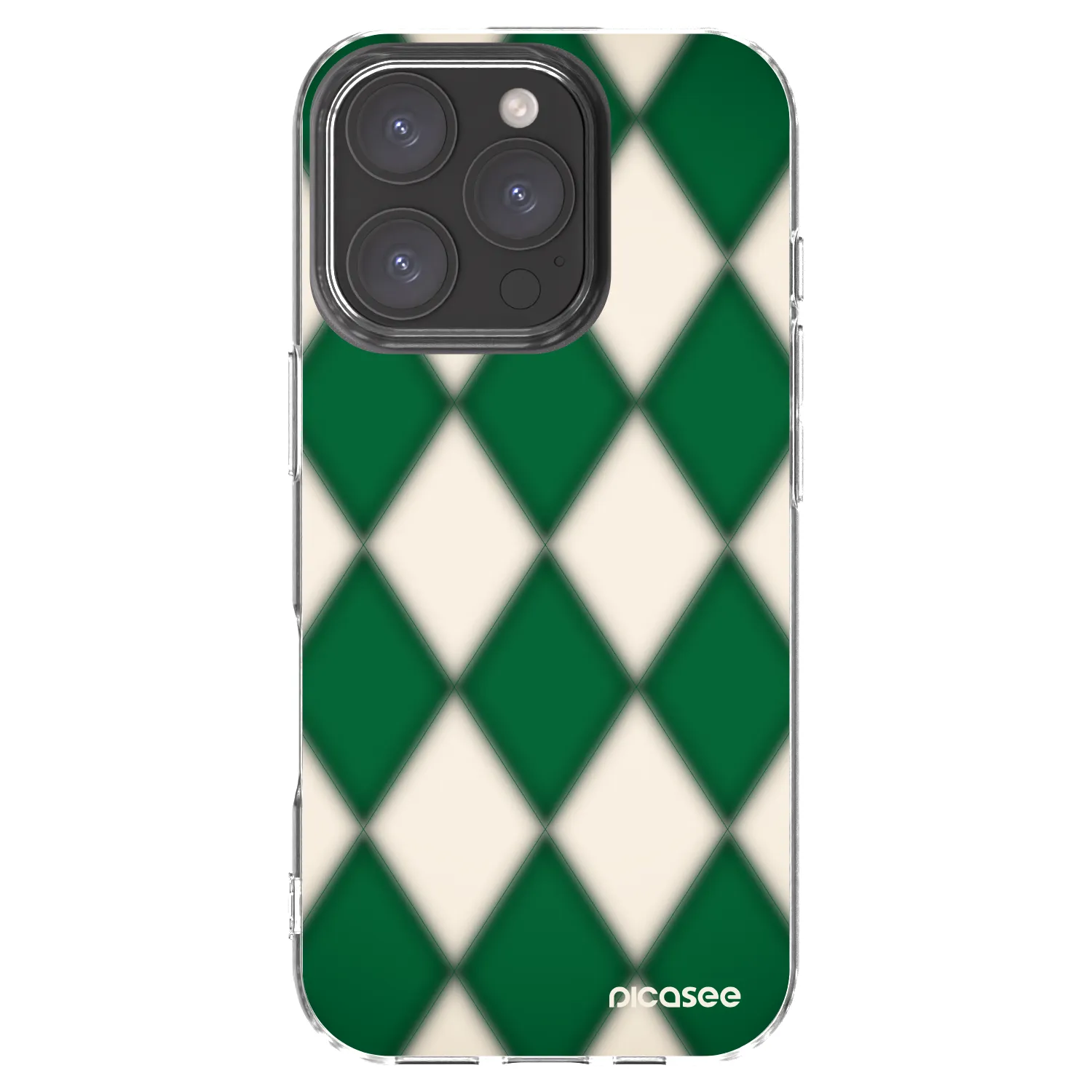 Picasee silikonový průhledný obal pro Apple iPhone 16 Pro - Emerald Diamond