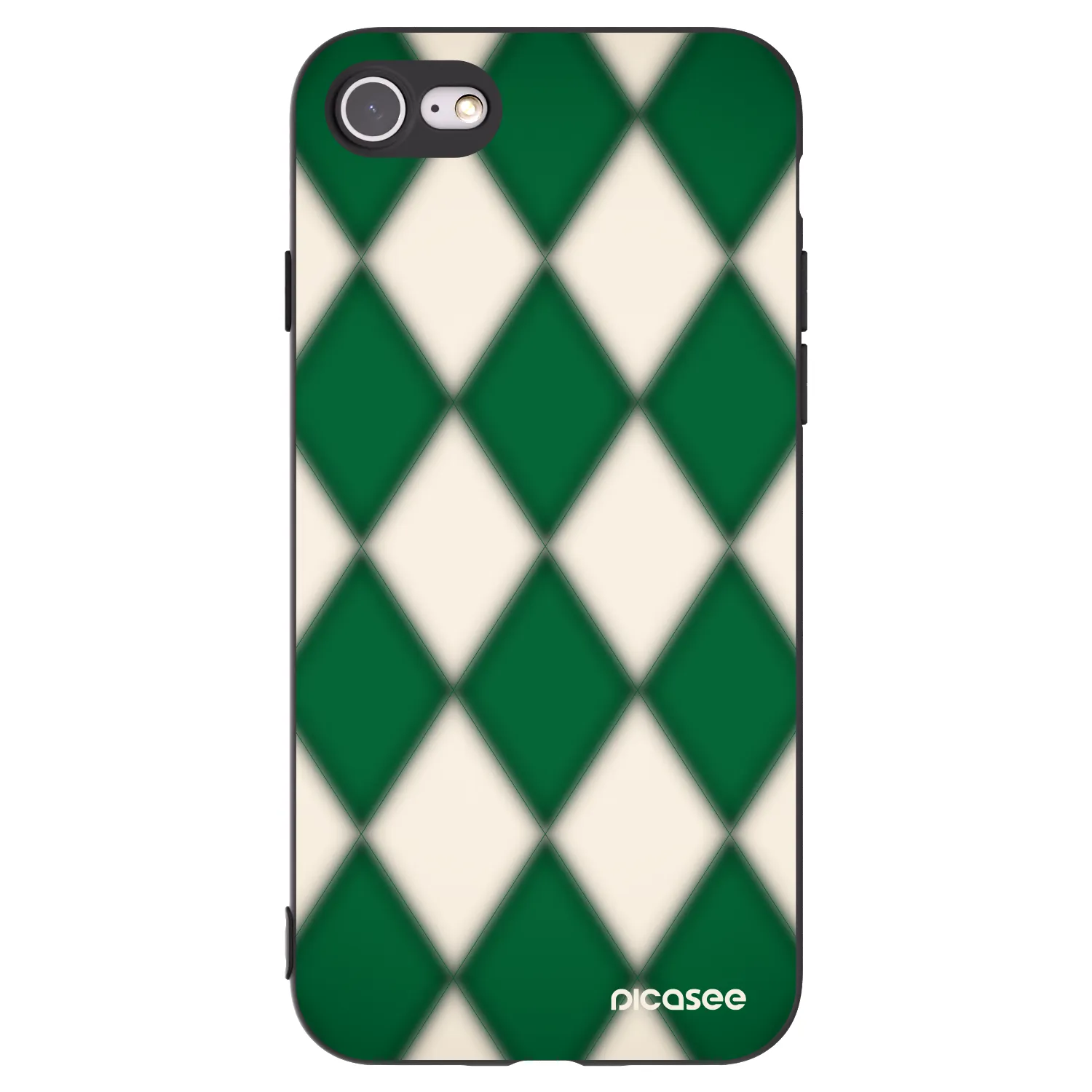 Picasee silikonový černý obal pro Apple iPhone 8 - Emerald Diamond