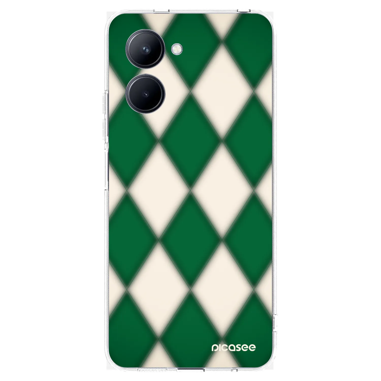 Picasee silikonový průhledný obal pro Realme C33 (2023) - Emerald Diamond