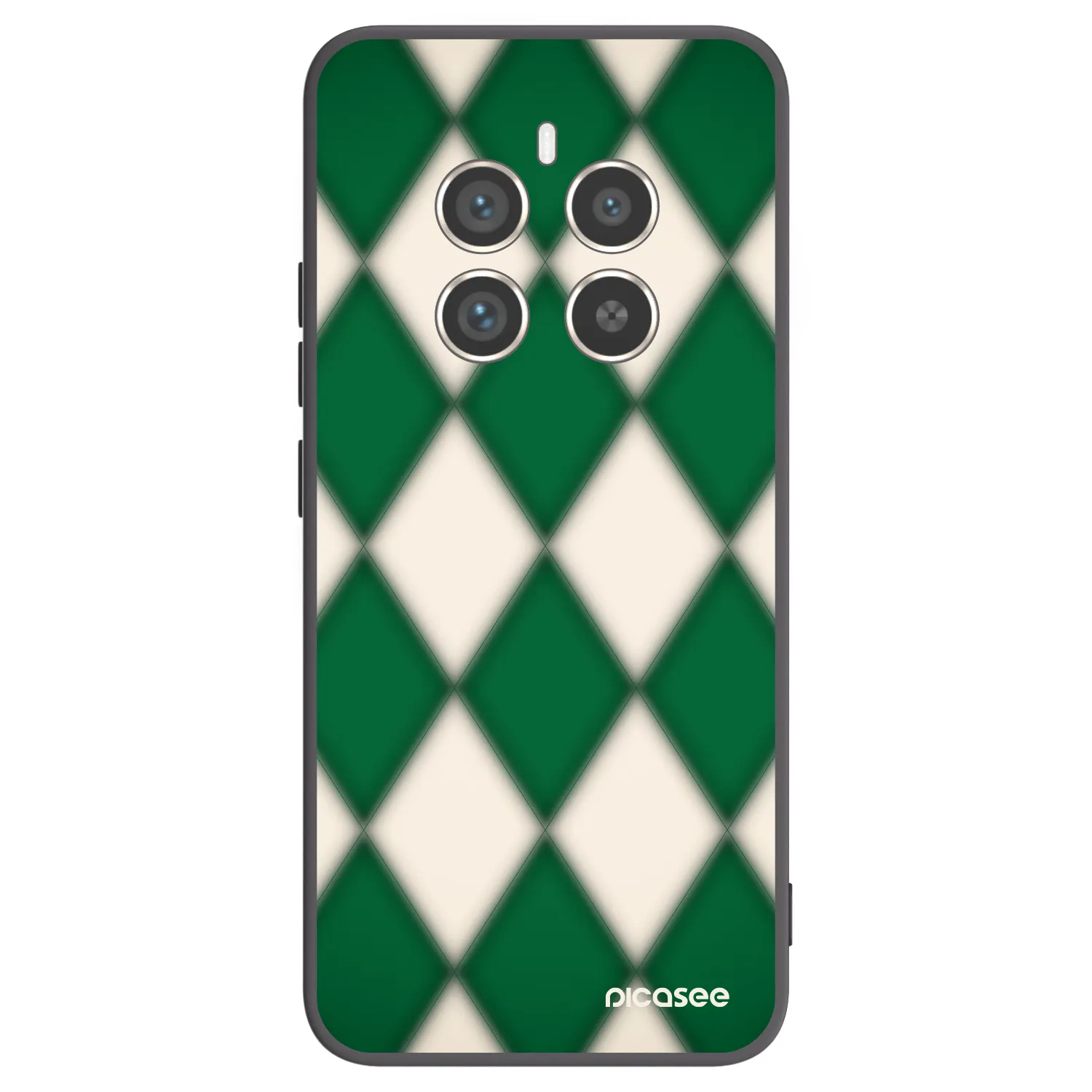 Picasee silikonový černý obal pro Realme 12 Pro 5G - Emerald Diamond