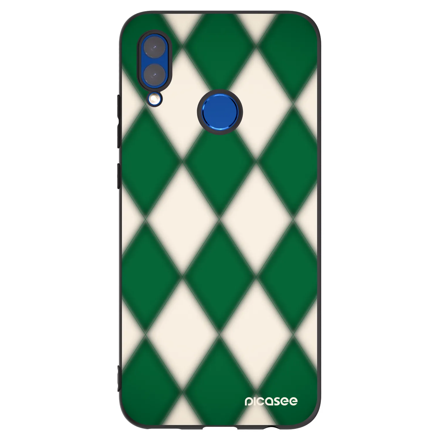 Picasee silikonový černý obal pro Honor 10 Lite - Emerald Diamond