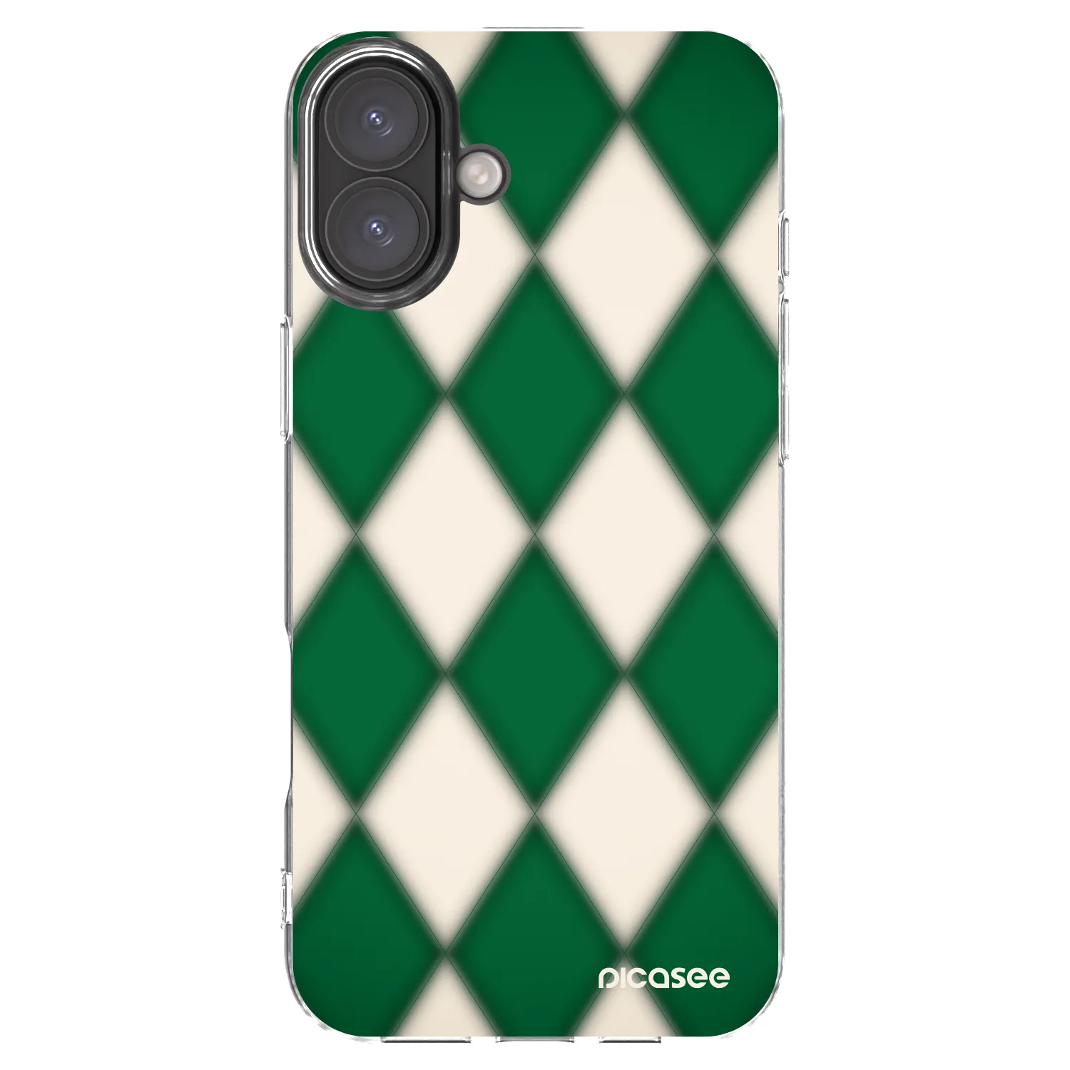 Picasee silikonový průhledný obal pro Apple iPhone 16 Plus - Emerald Diamond