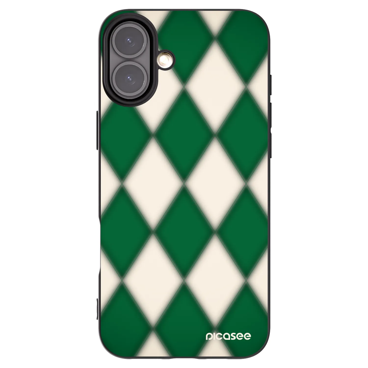 Picasee silikonový černý obal pro Apple iPhone 16 Plus - Emerald Diamond