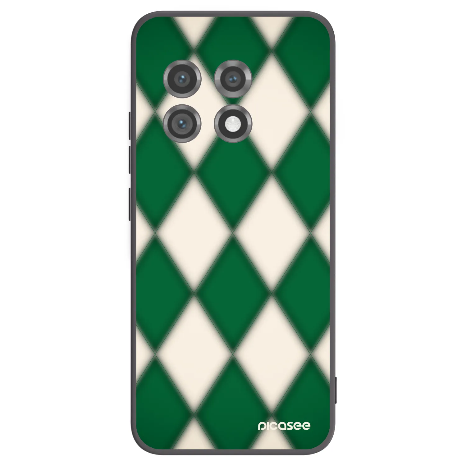 Picasee silikonový černý obal pro OnePlus 11 5G - Emerald Diamond