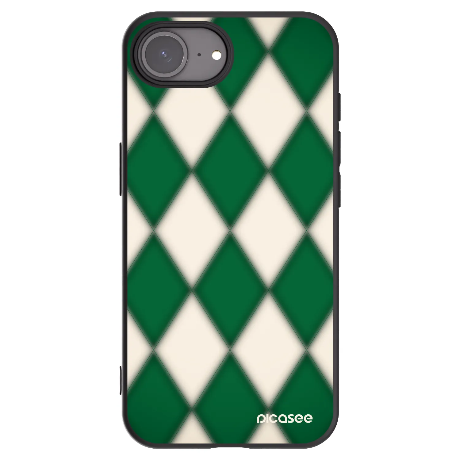 Picasee silikonový černý obal pro Apple iPhone 16e - Emerald Diamond