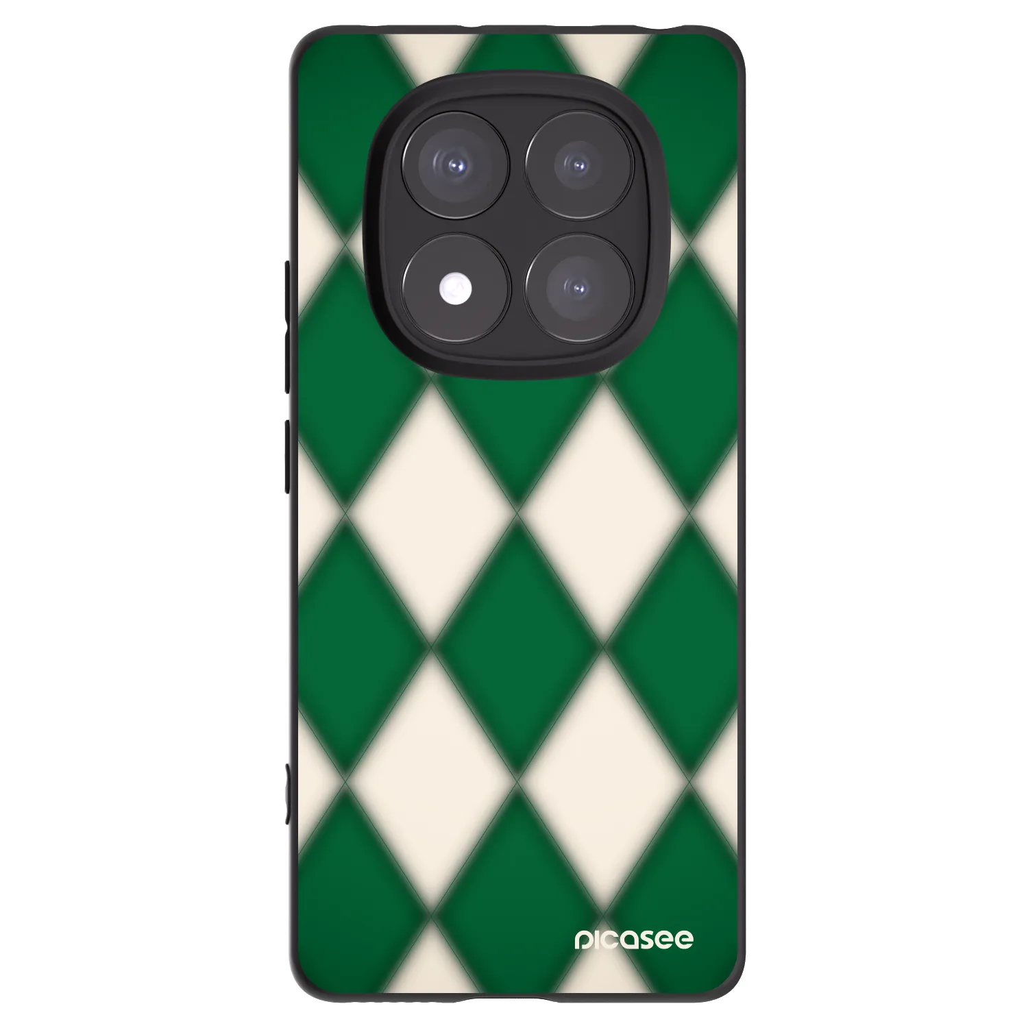 Picasee silikonový černý obal pro Xiaomi Redmi Note 14 Pro 5G - Emerald Diamond
