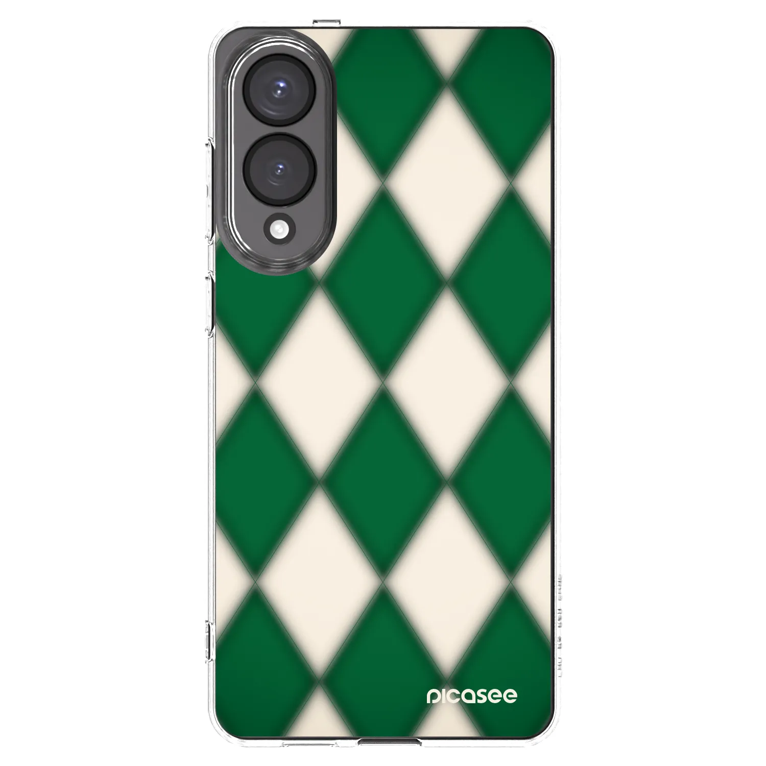 Picasee silikonový průhledný obal pro Samsung Galaxy S25 Edge 5G - Emerald Diamond