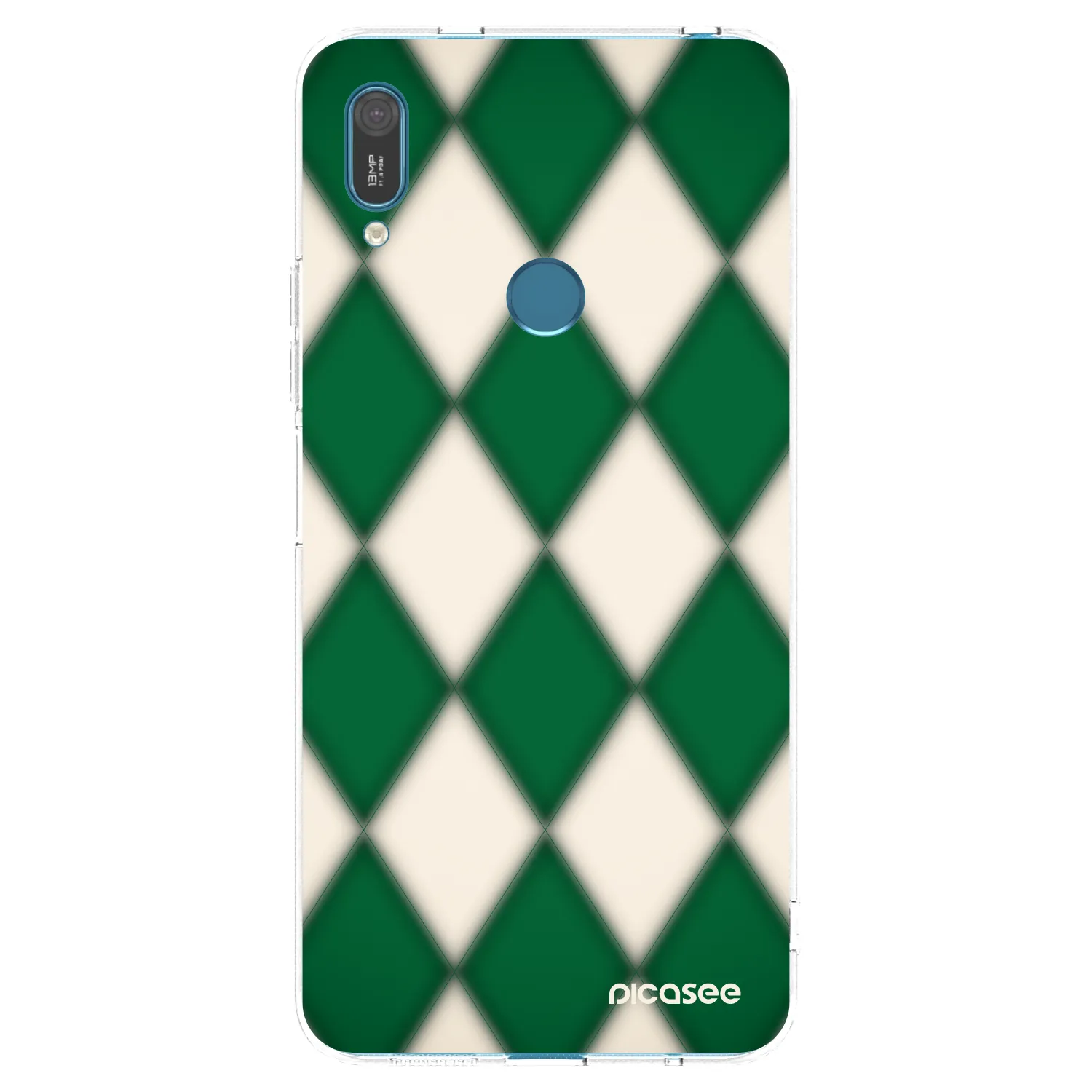 Picasee silikonový průhledný obal pro Huawei Y7 2019 - Emerald Diamond