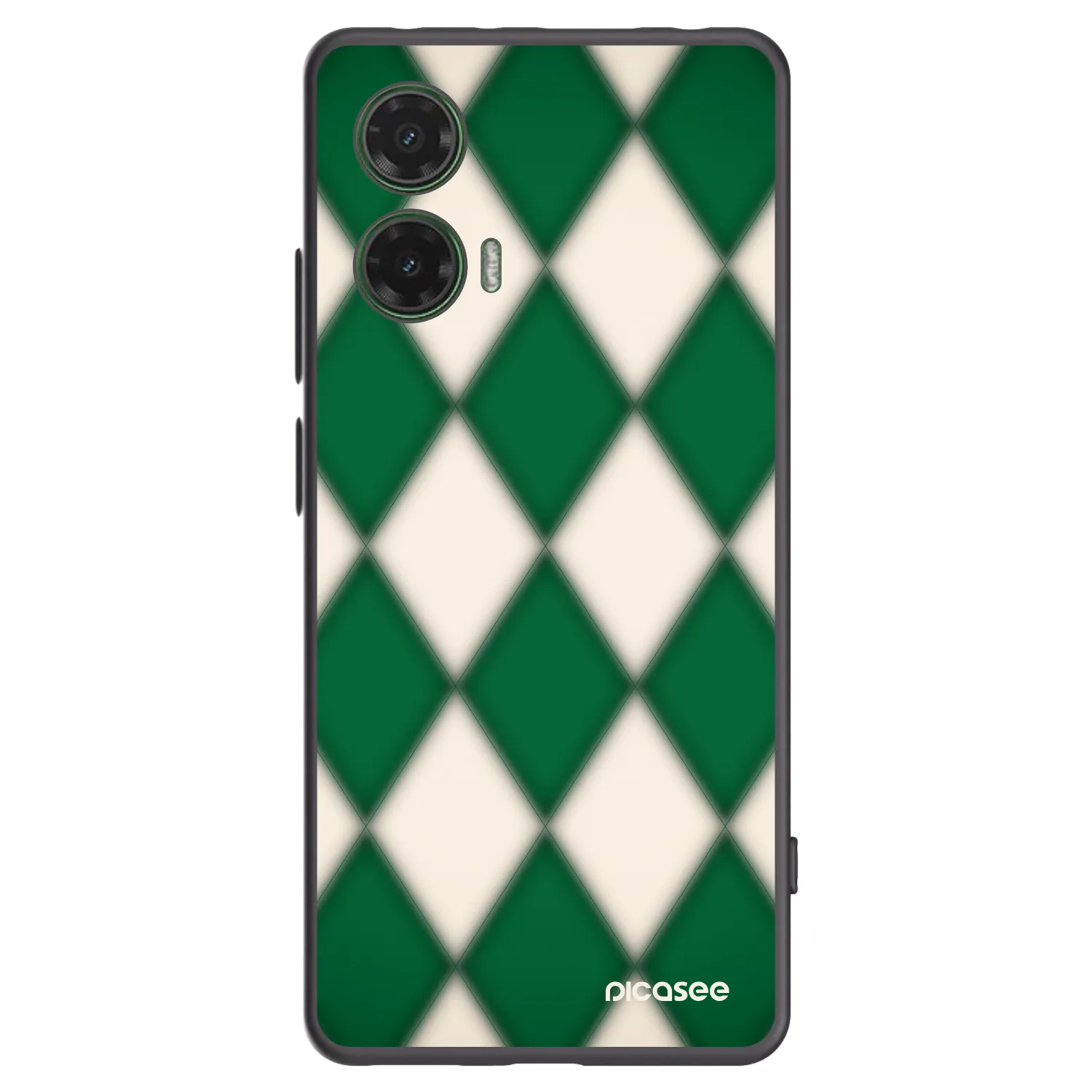 Picasee silikonový černý obal pro Motorola Moto G35 5G - Emerald Diamond