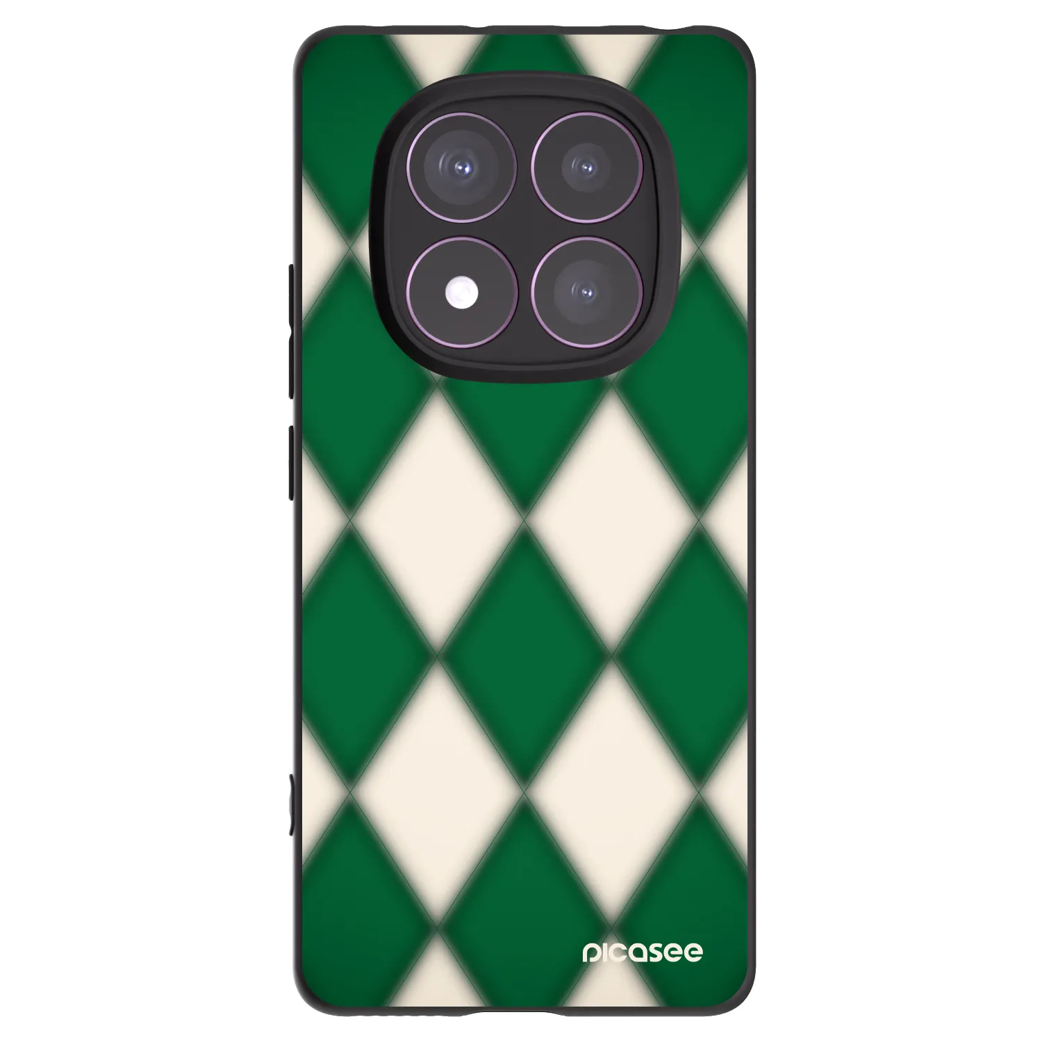 Picasee silikonový černý obal pro Xiaomi Redmi Note 14 Pro 4G - Emerald Diamond