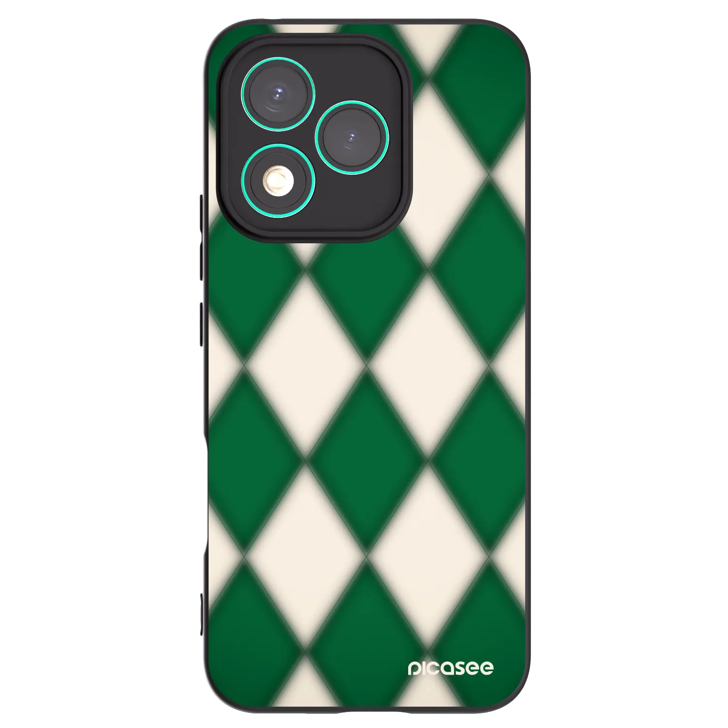 Picasee silikonový černý obal pro Honor 400 Lite 5G - Emerald Diamond