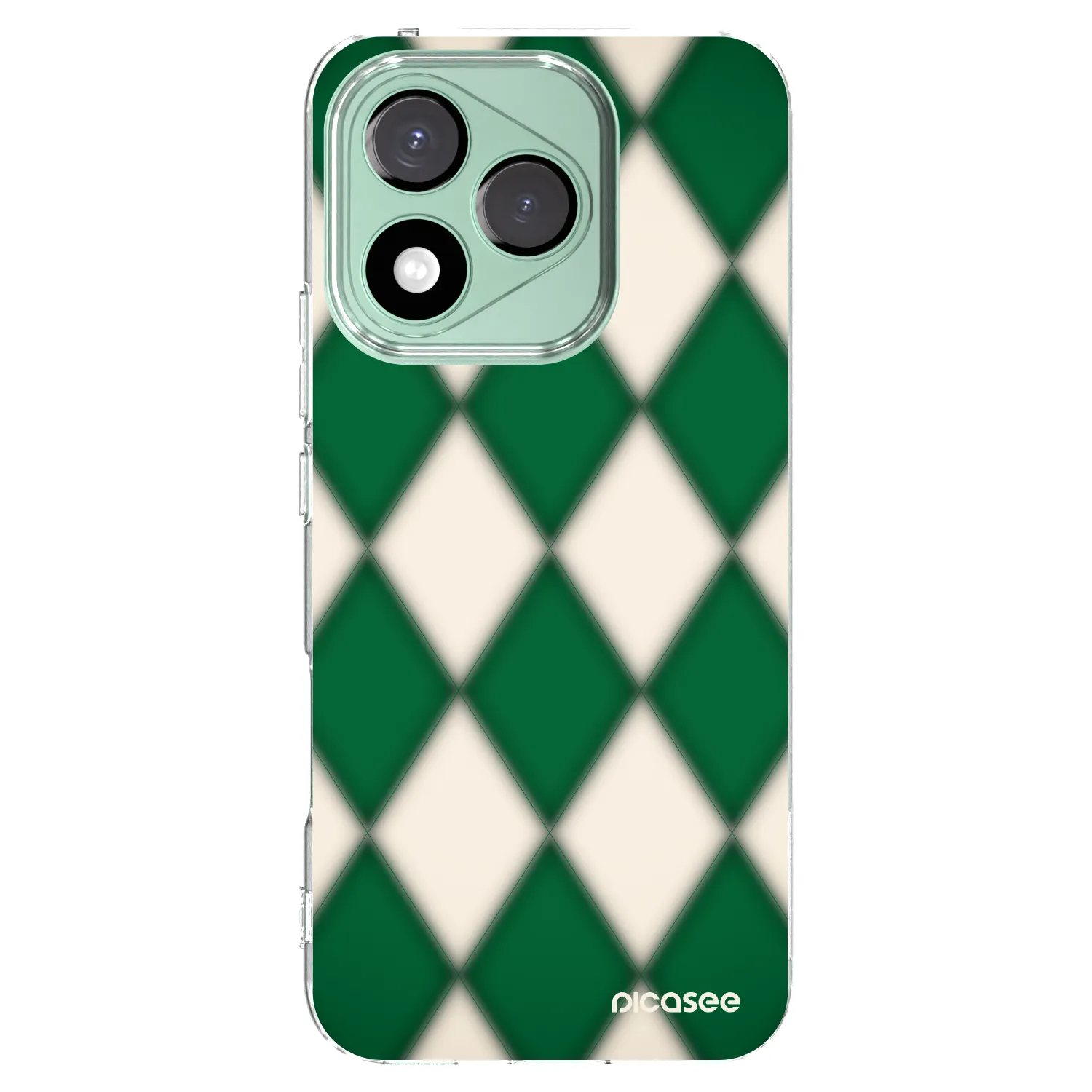 Picasee silikonový průhledný obal pro Honor 400 Lite 5G - Emerald Diamond