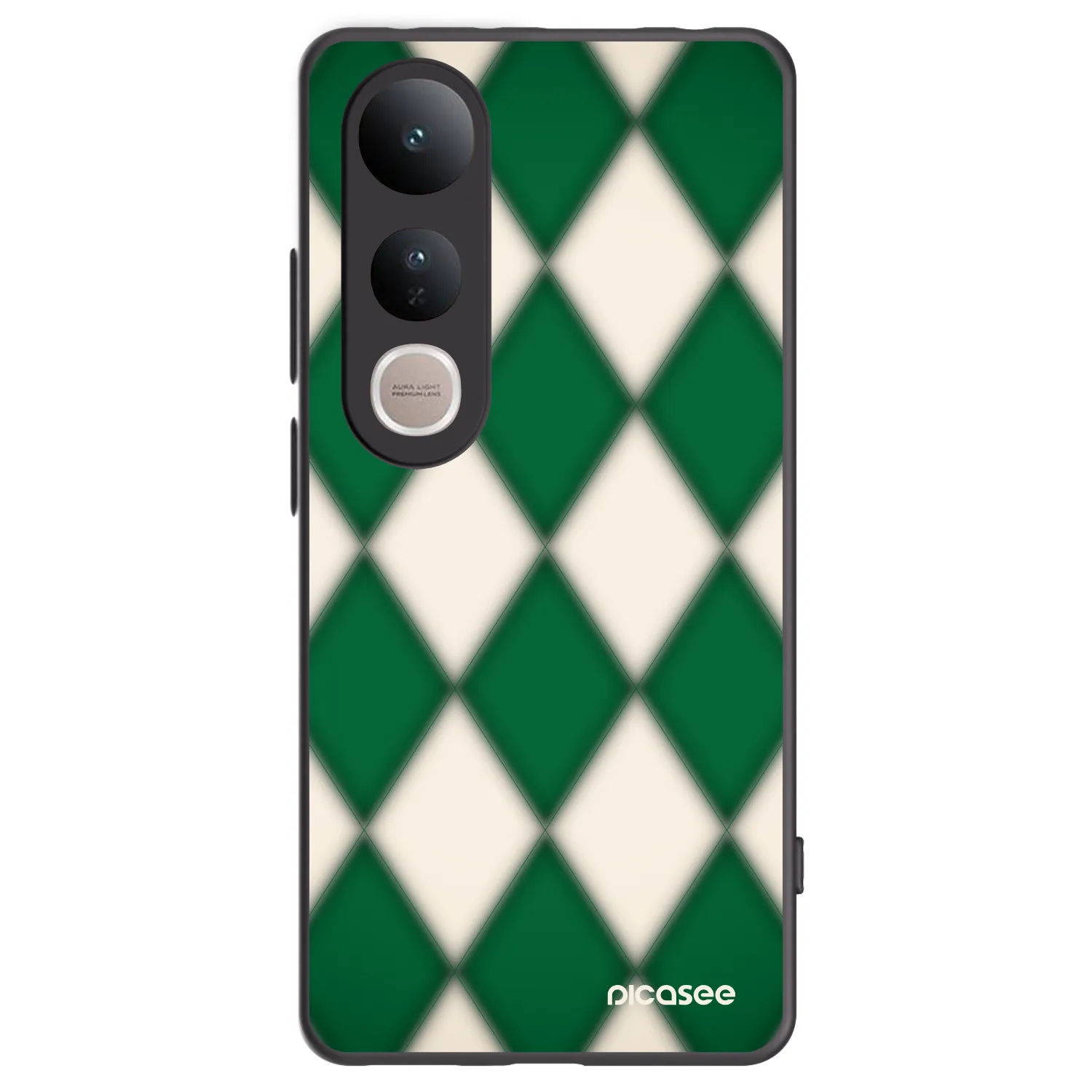 Picasee silikonový černý obal pro Vivo V50 Lite 5G - Emerald Diamond