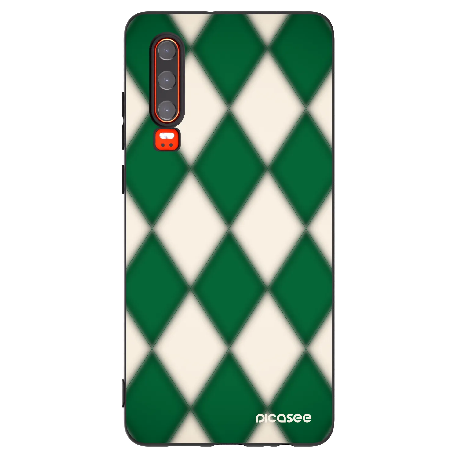 Picasee silikonový černý obal pro Huawei P30 - Emerald Diamond