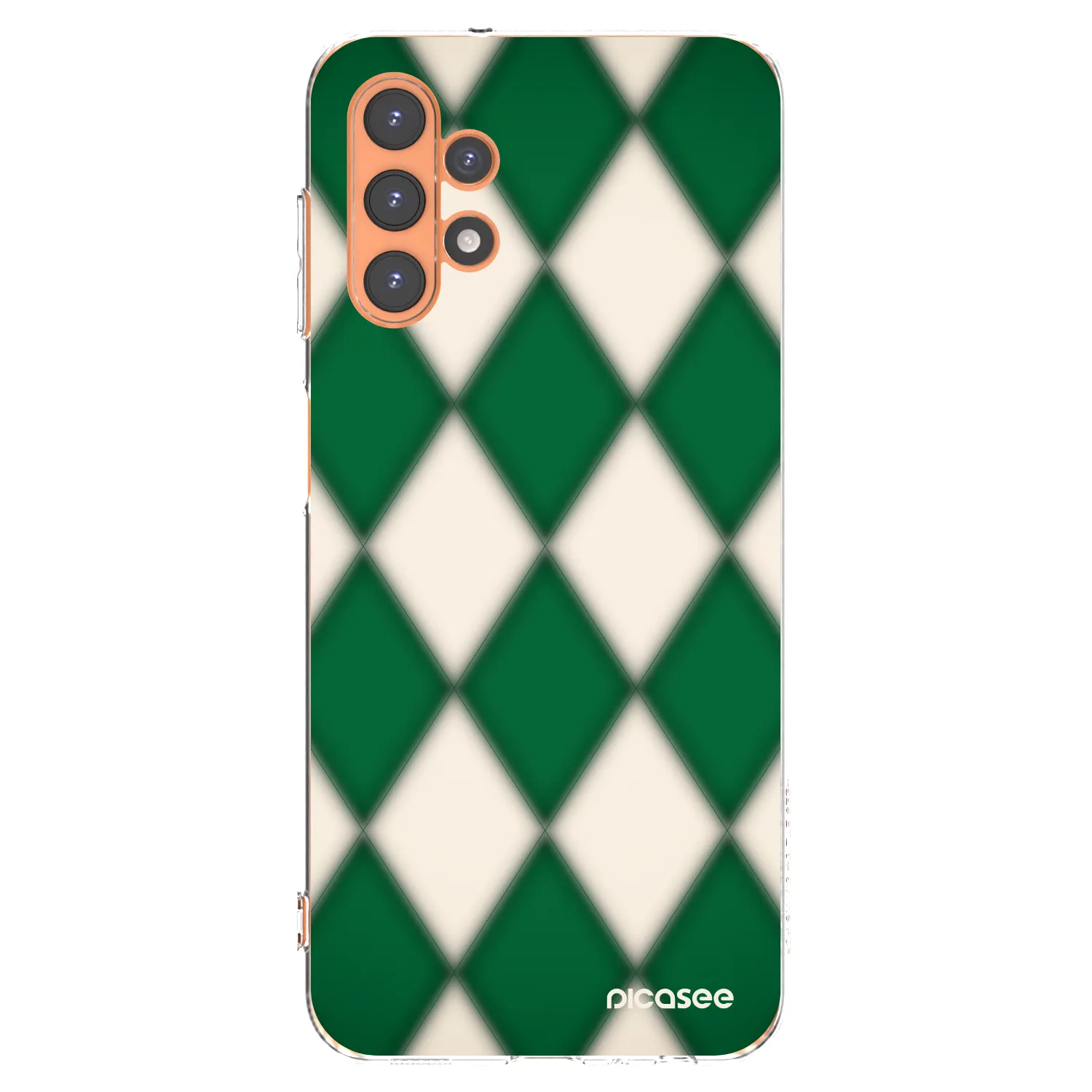Picasee silikonový průhledný obal pro Samsung Galaxy A13 5G - Emerald Diamond