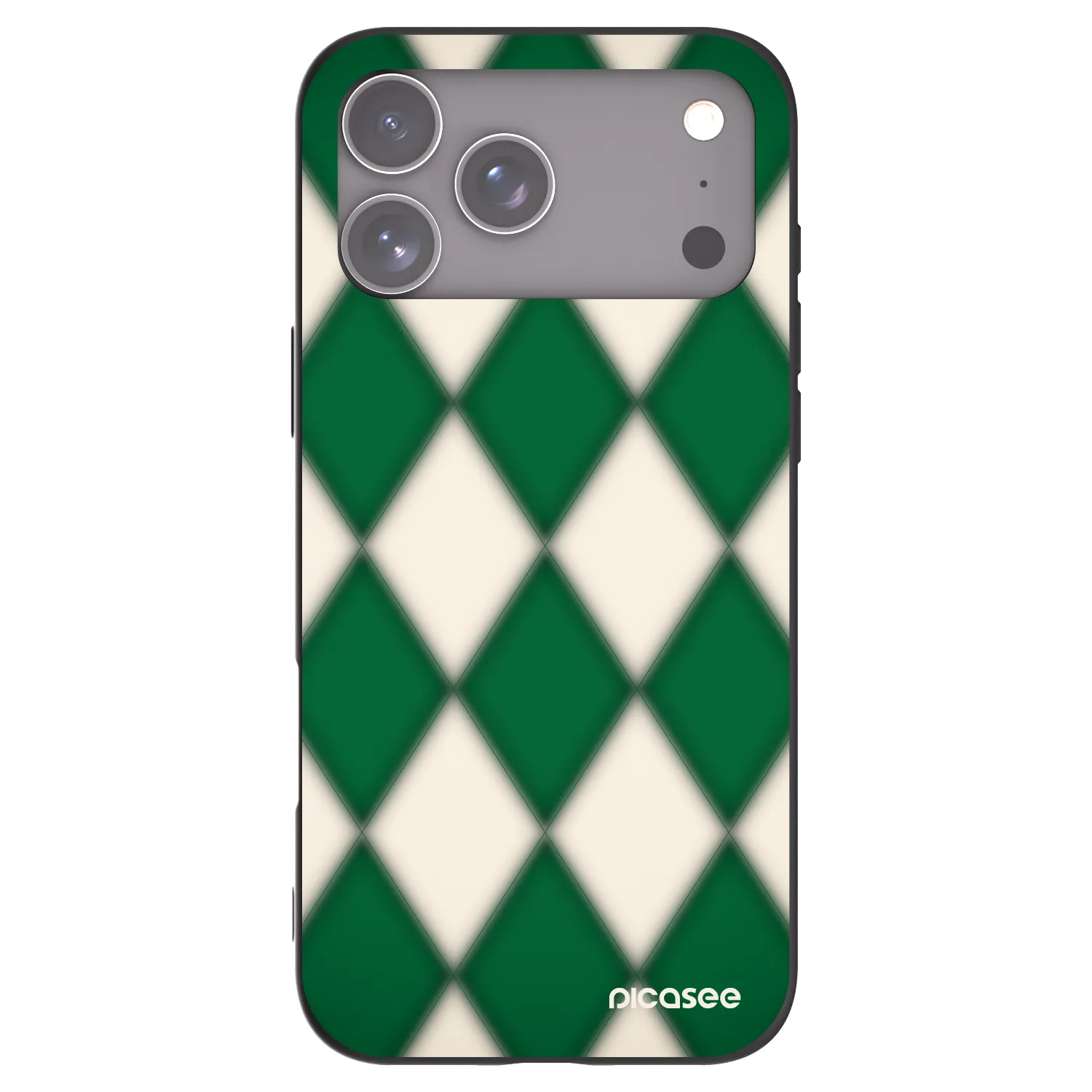 Picasee silikonový černý obal pro Apple iPhone 17 Pro Max - Emerald Diamond
