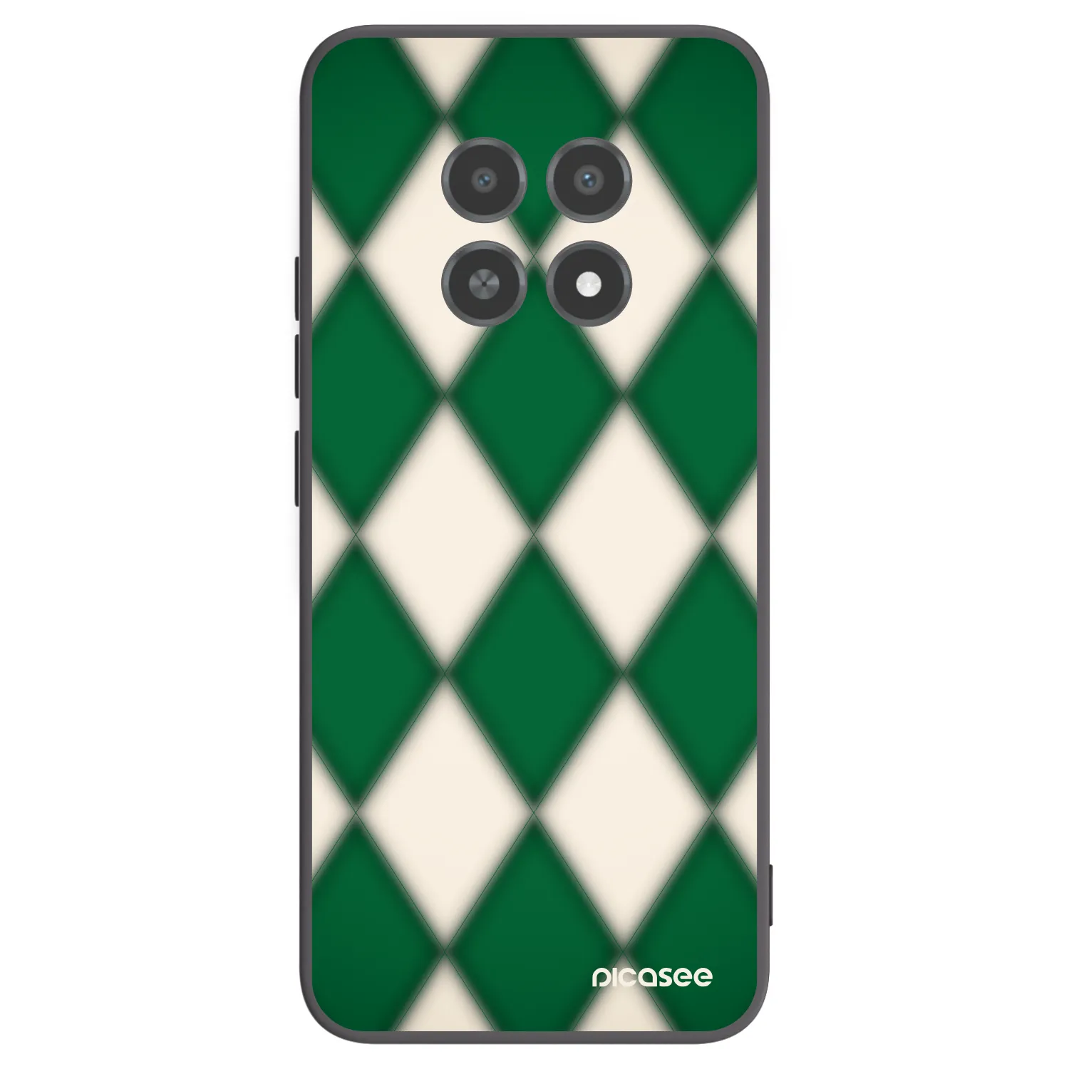 Picasee silikonový černý obal pro Realme 12X - Emerald Diamond