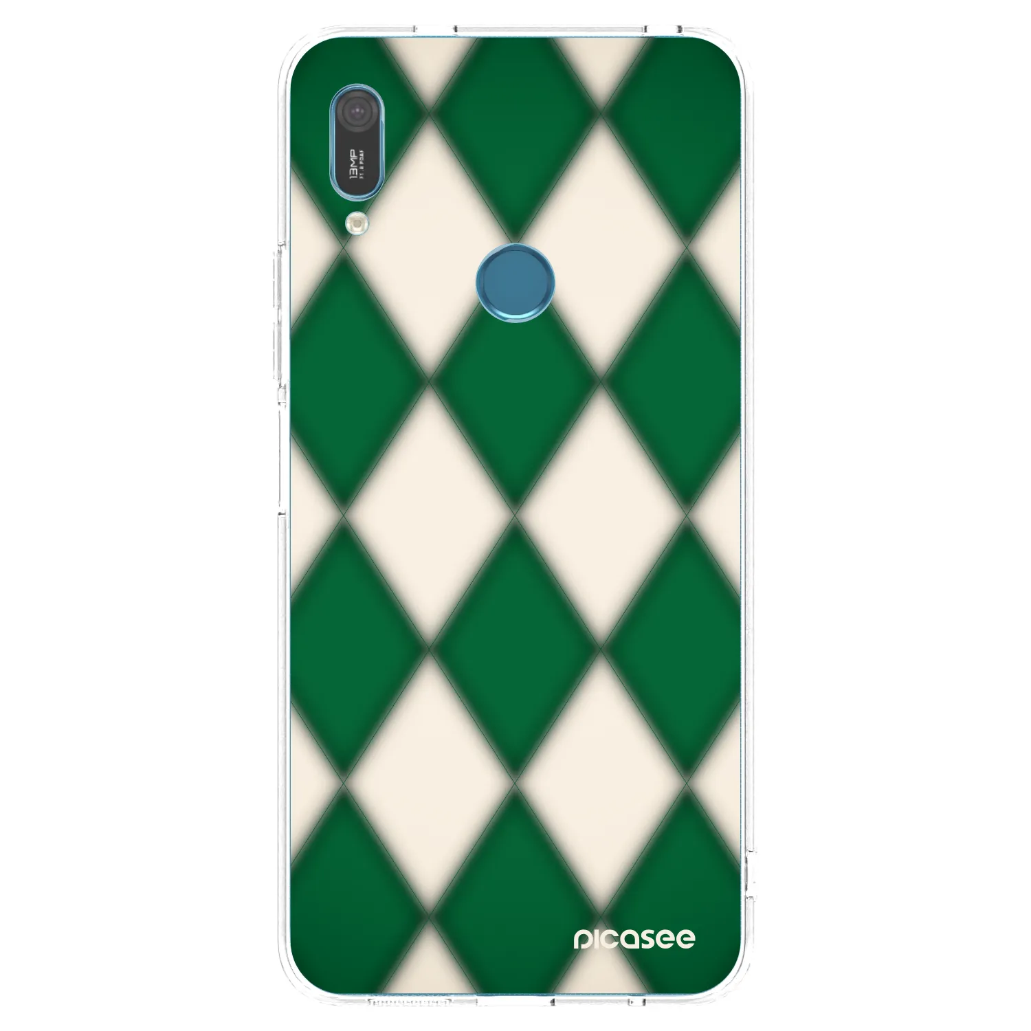 Picasee silikonový průhledný obal pro Huawei Y6 2019 - Emerald Diamond