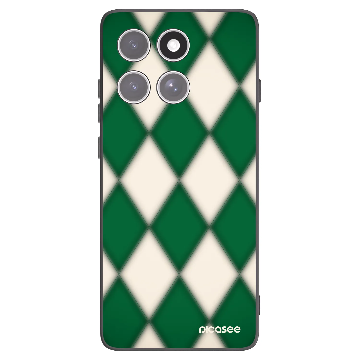 Picasee silikonový černý obal pro Motorola Edge 60 Pro - Emerald Diamond