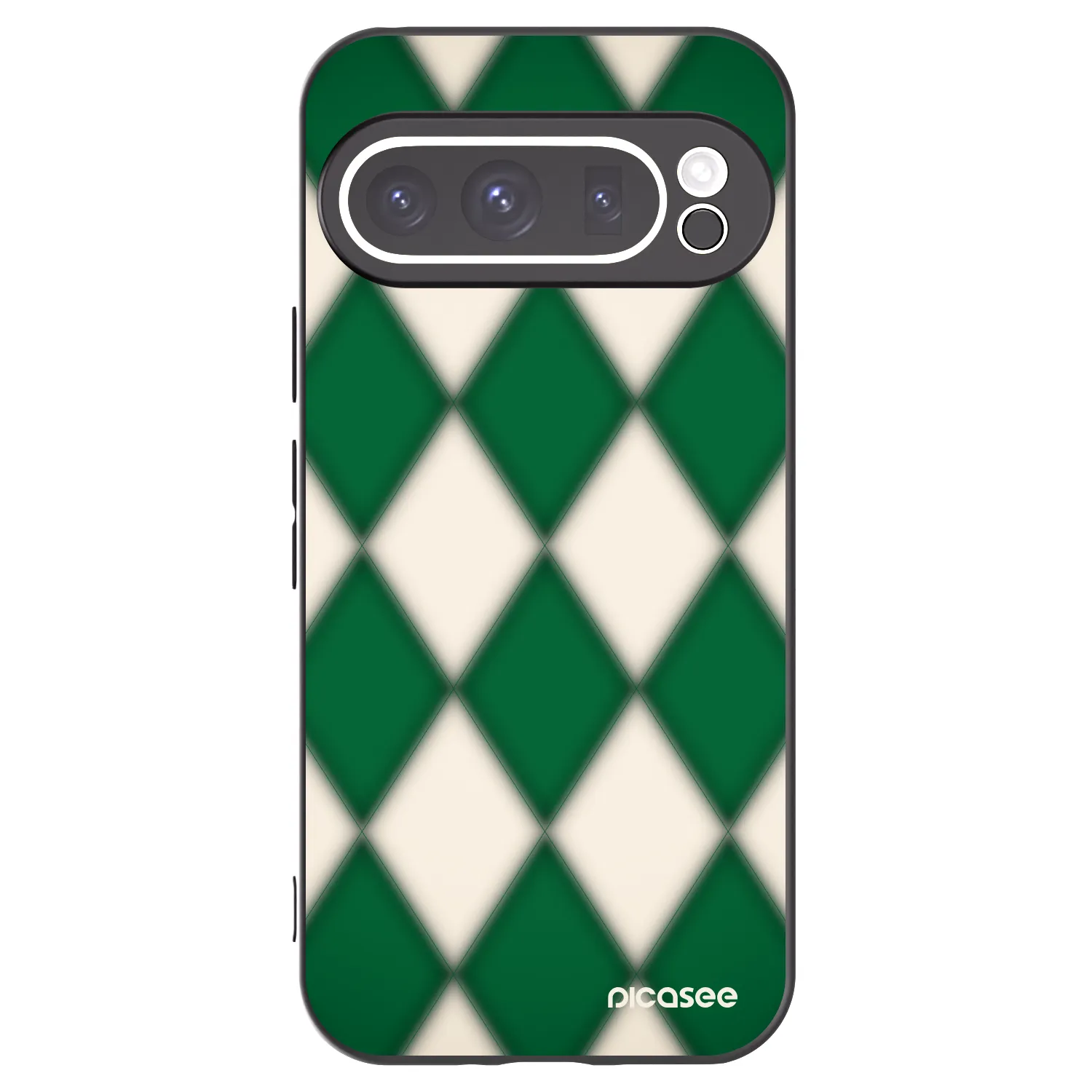 Picasee silikonový černý obal pro Google Pixel 9 Pro XL - Emerald Diamond