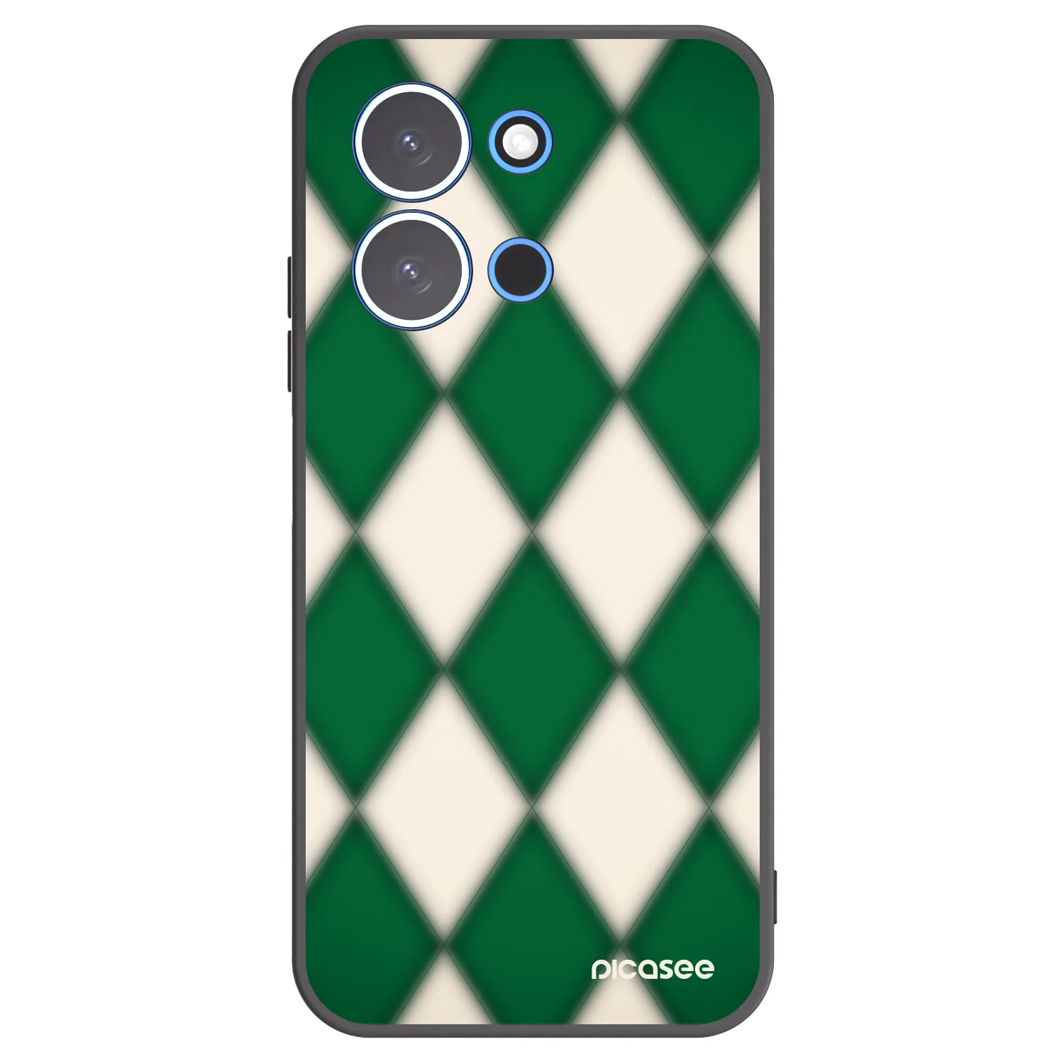 Picasee silikonový černý obal pro Xiaomi Redmi 15C 4G - Emerald Diamond