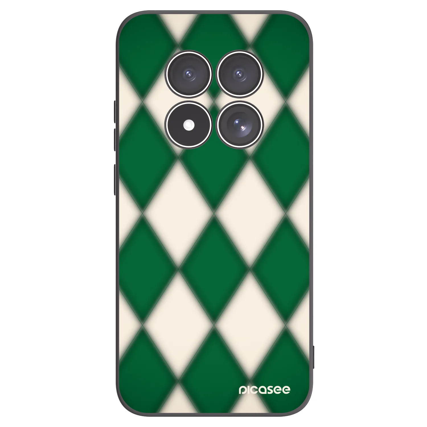 Picasee silikonový černý obal pro Xiaomi Redmi Note 15 Pro 4G - Emerald Diamond