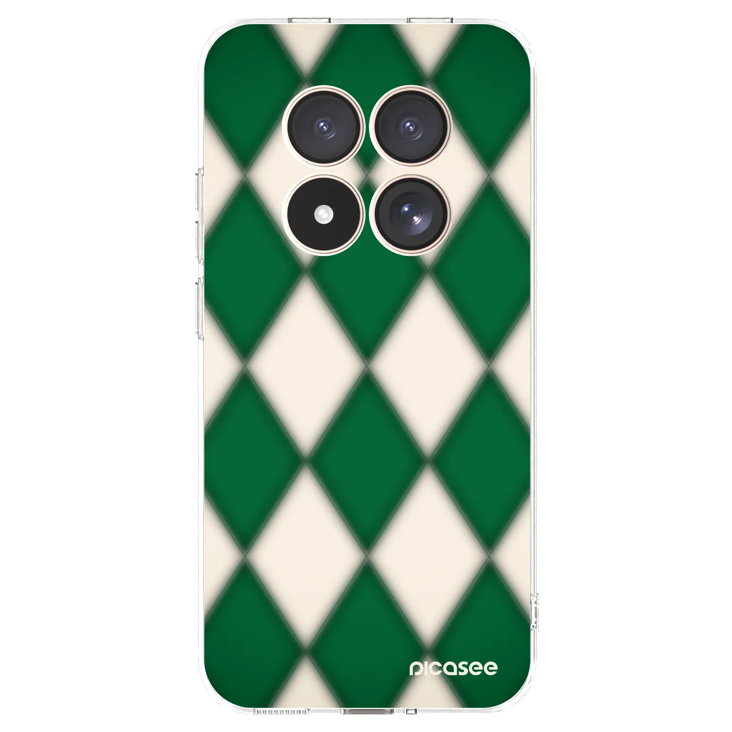 Picasee silikonový průhledný obal pro Xiaomi Redmi Note 15 Pro 4G - Emerald Diamond