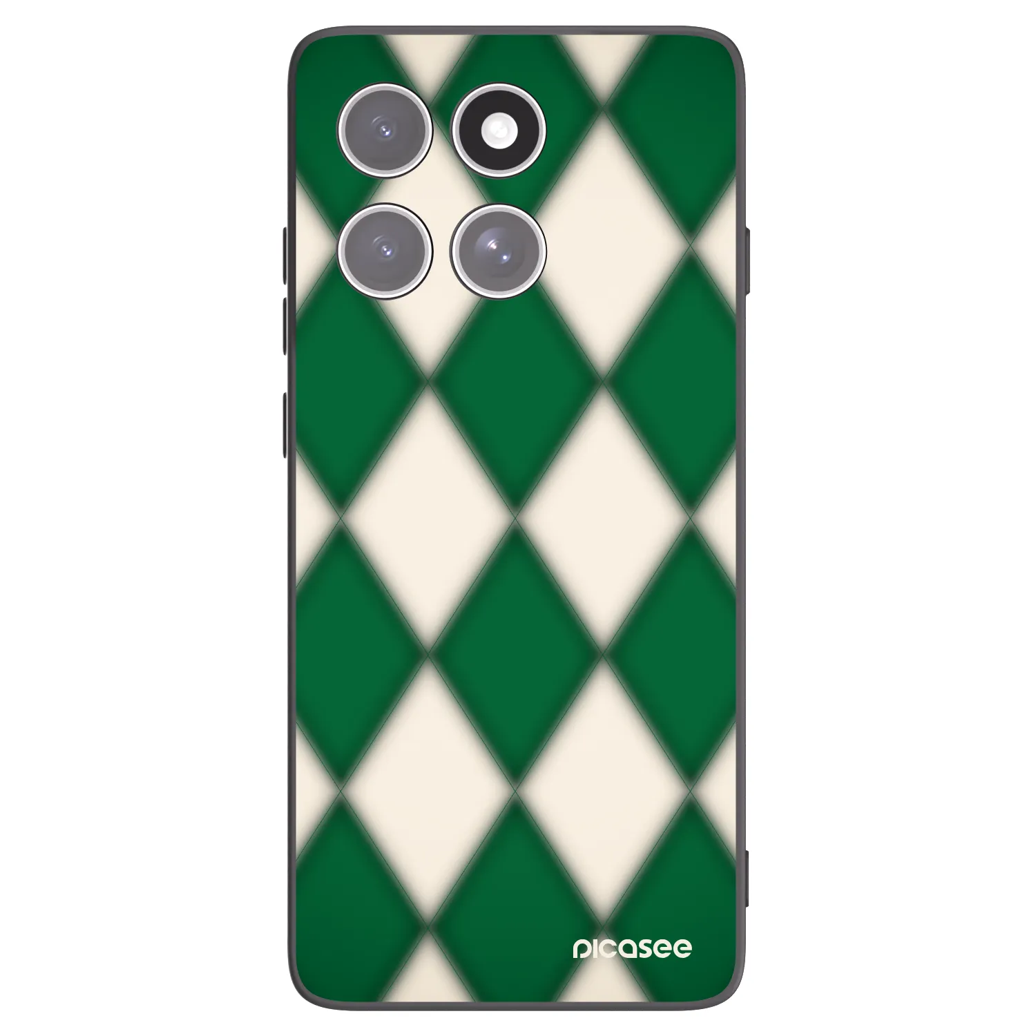 Picasee silikonový černý obal pro Motorola Edge 60 Fusion - Emerald Diamond