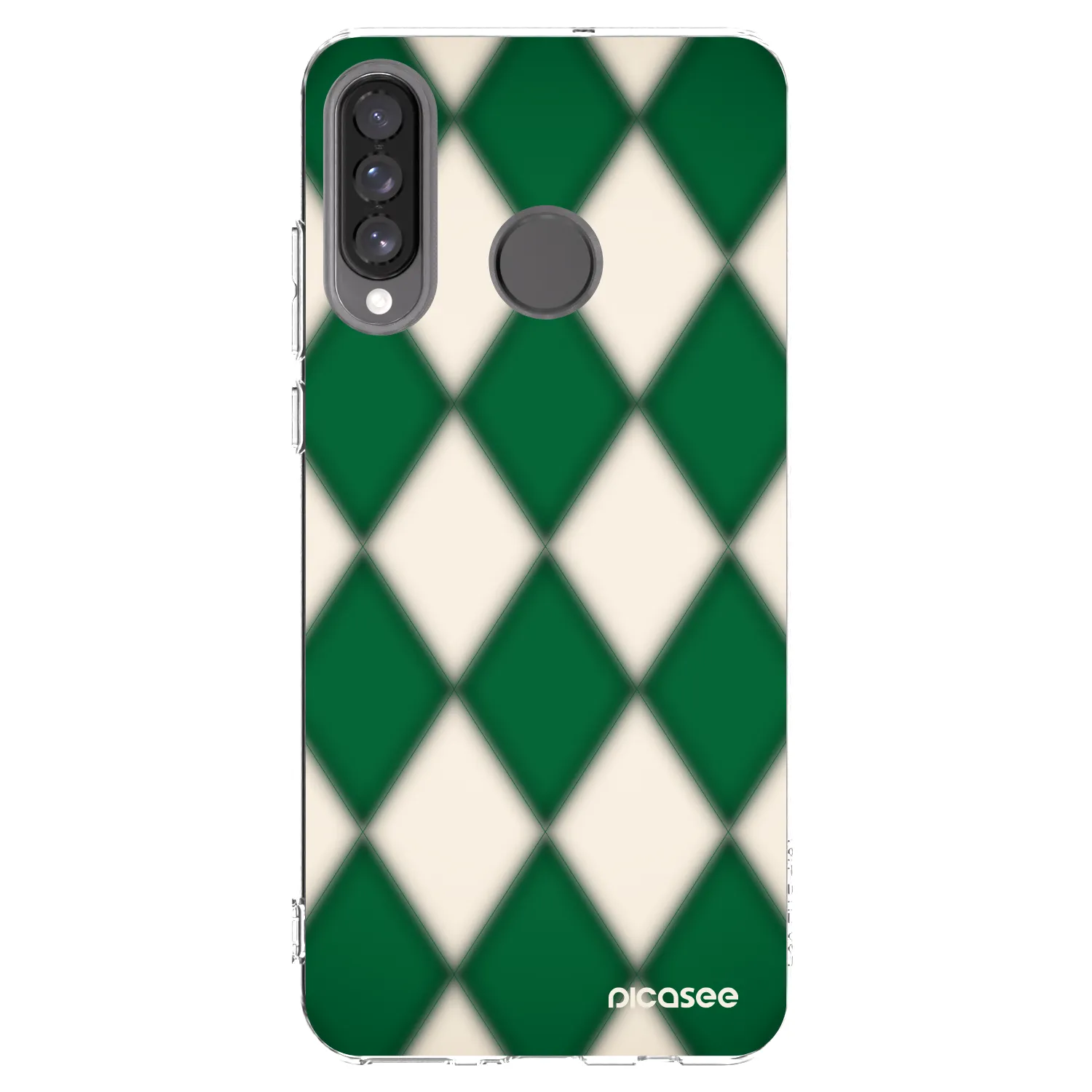 Picasee silikonový průhledný obal pro Huawei P30 Lite - Emerald Diamond