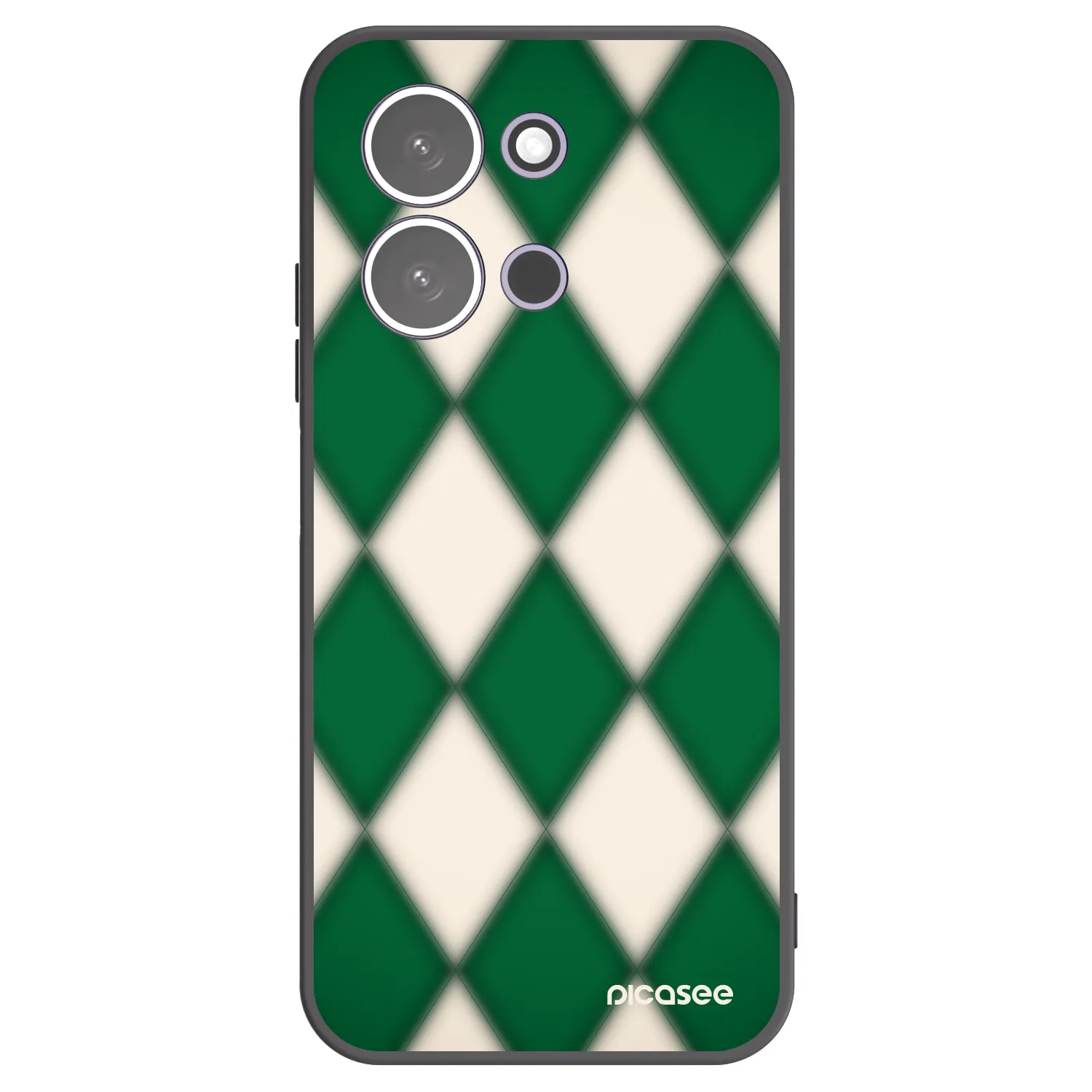 Picasee silikonový černý obal pro Xiaomi Redmi 15C 5G - Emerald Diamond