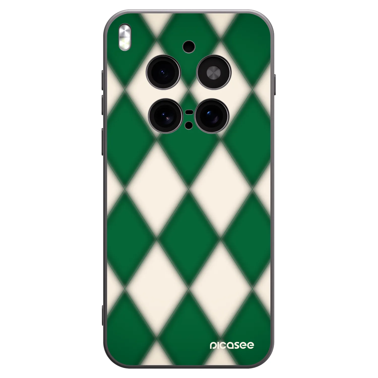 Picasee silikonový černý obal pro Vivo X300 Pro - Emerald Diamond
