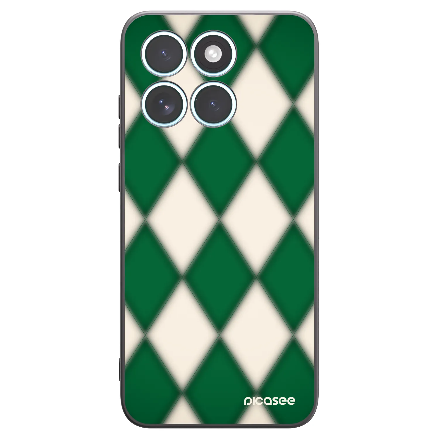 Picasee silikonový černý obal pro Motorola Edge 70 Fusion - Emerald Diamond