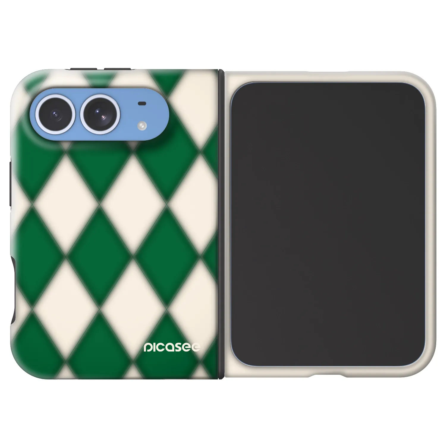 Picasee Fashion Case MagSafe Apple iPhone Duo - Emerald Diamond