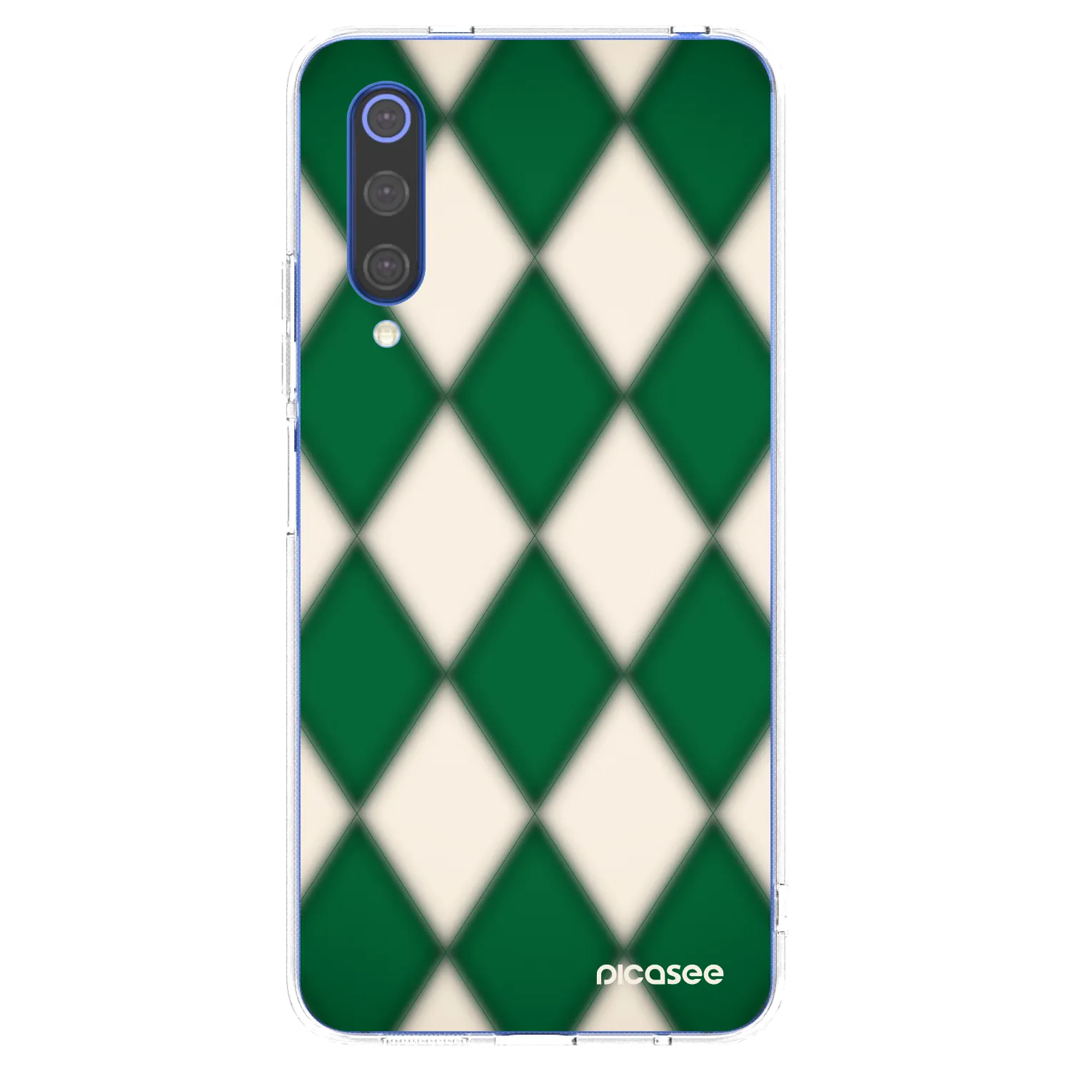 Picasee silikonový průhledný obal pro Xiaomi Mi 9 SE - Emerald Diamond