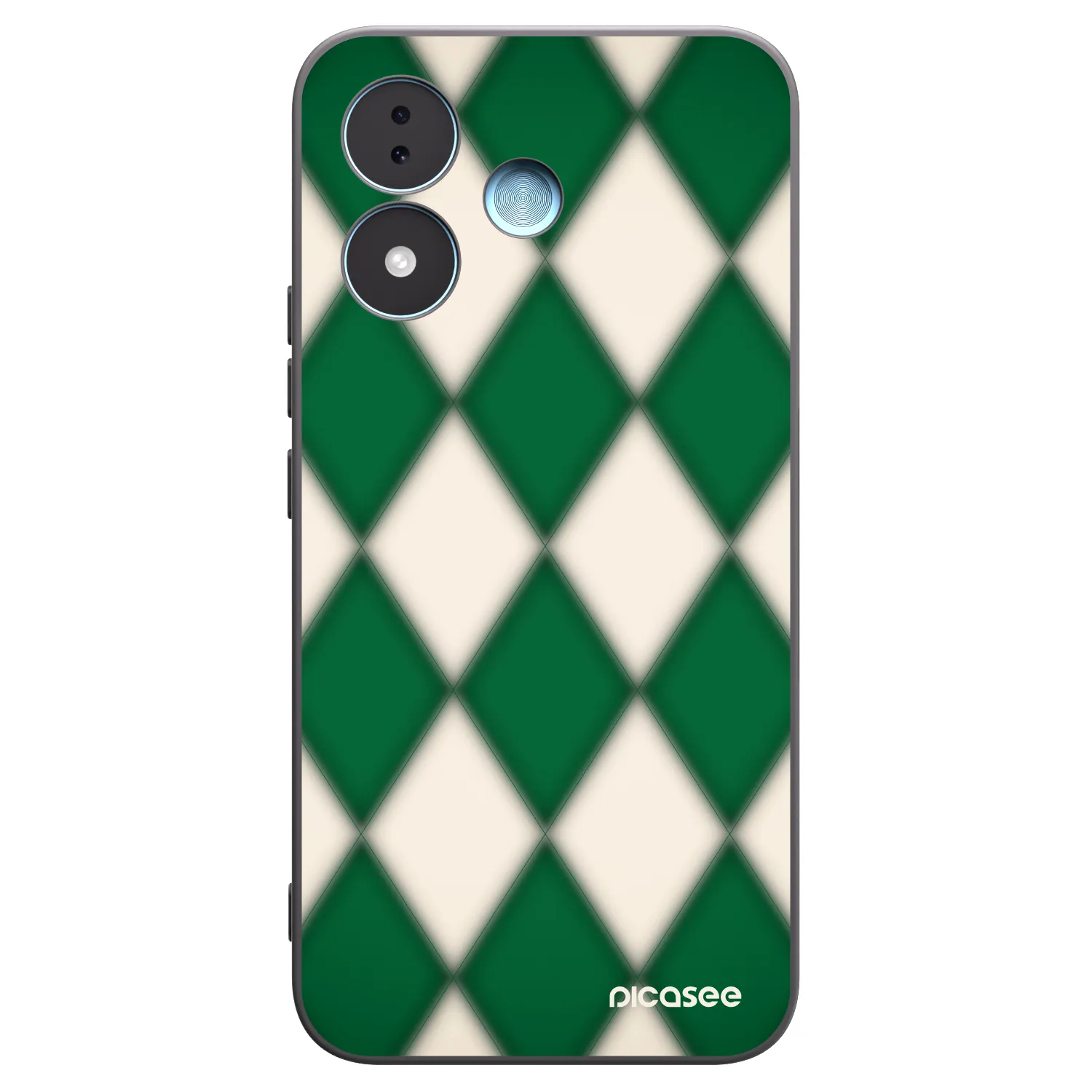 Picasee silikonový černý obal pro Xiaomi Redmi Note 17 5G - Emerald Diamond