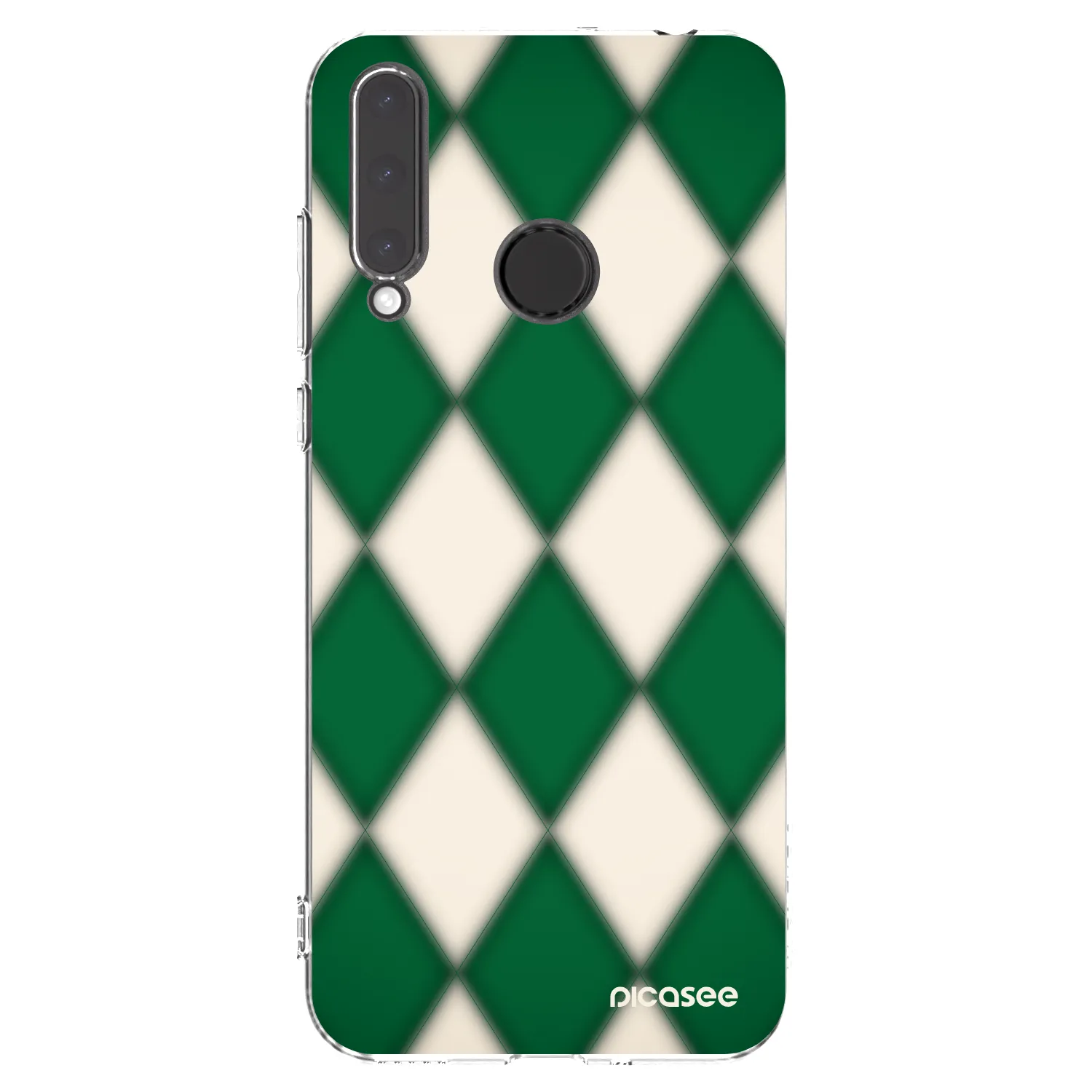 Picasee silikonový průhledný obal pro Honor 20 Lite - Emerald Diamond