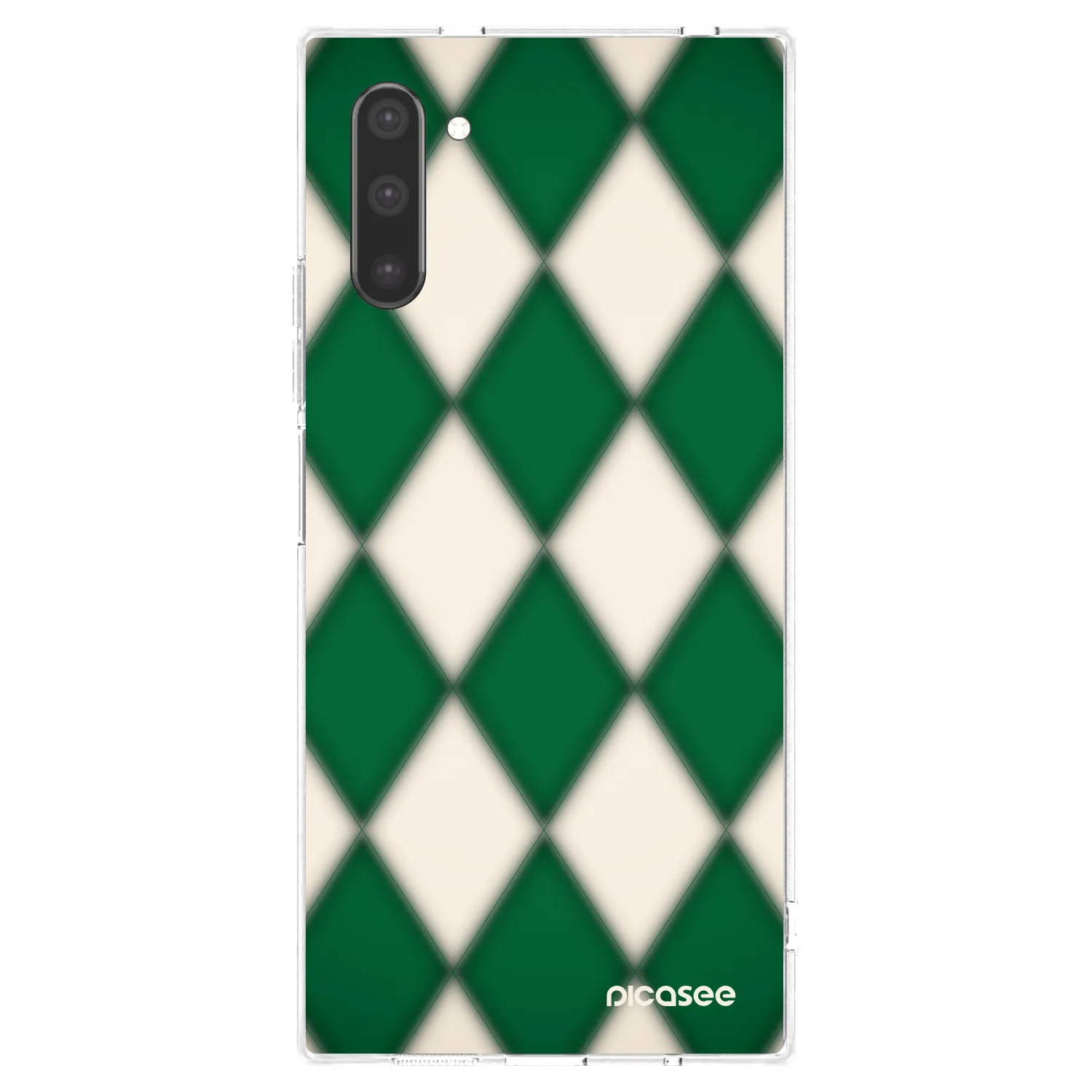 Picasee silikonový průhledný obal pro Samsung Galaxy Note 10 N970F - Emerald Diamond