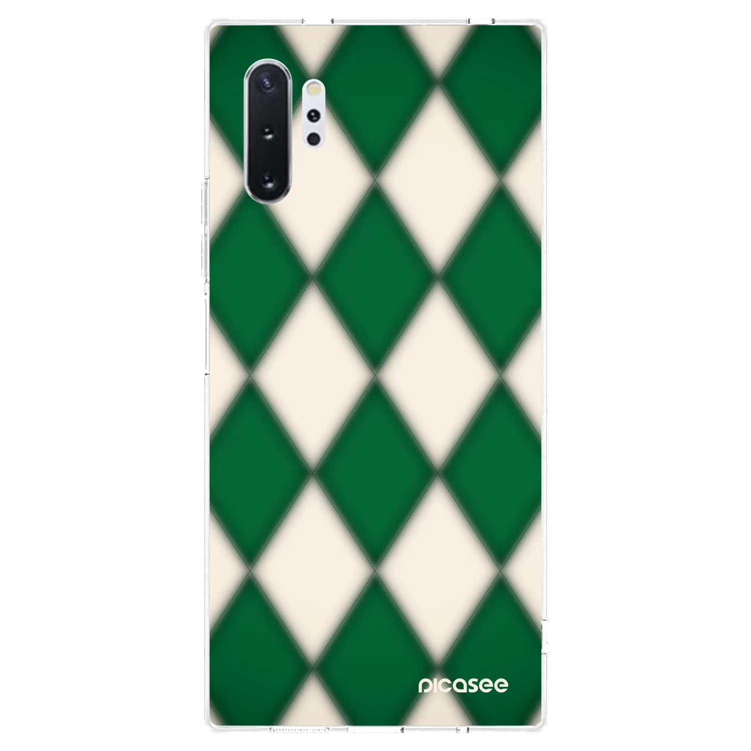 Picasee silikonový průhledný obal pro Samsung Galaxy Note 10+ N975F - Emerald Diamond