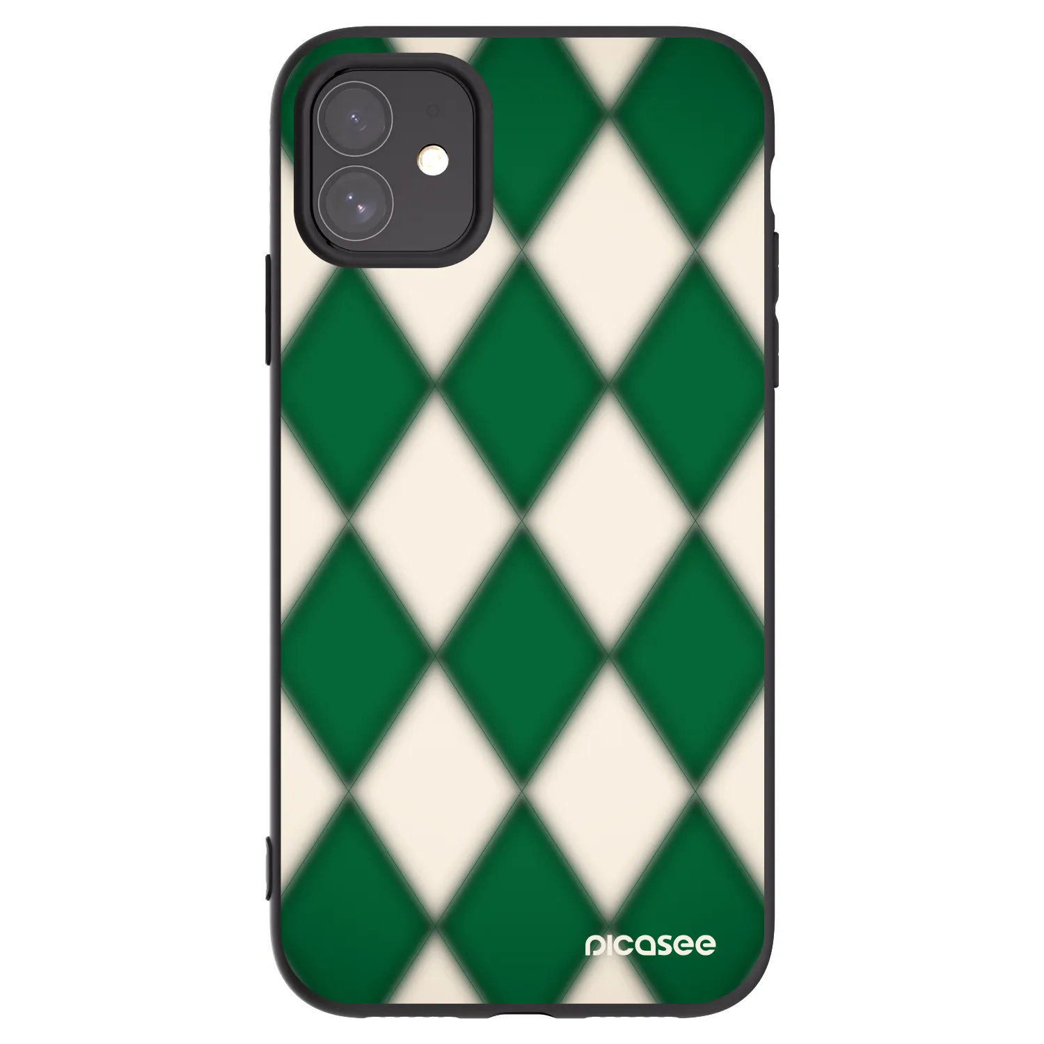 Picasee silikonový černý obal pro Apple iPhone 11 - Emerald Diamond