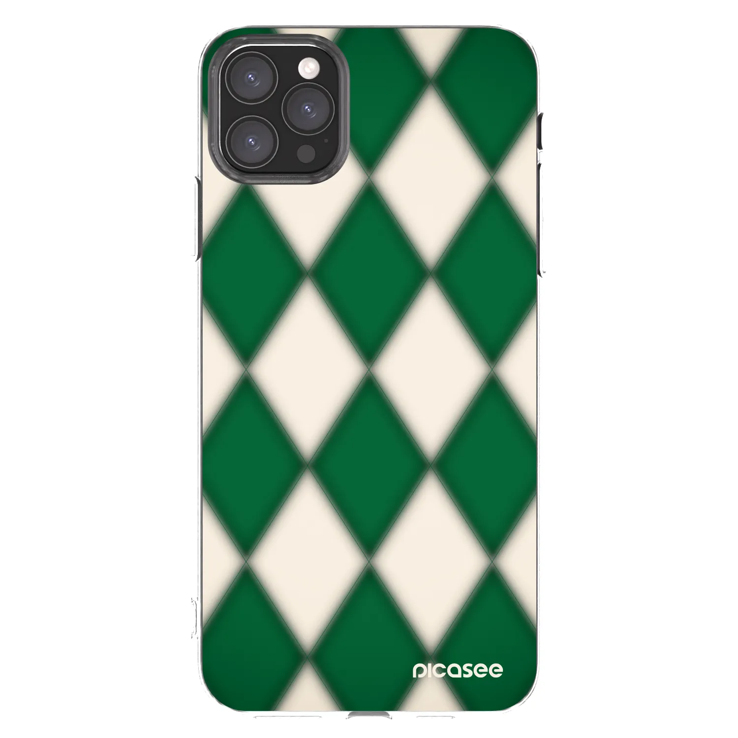 Picasee silikonový průhledný obal pro Apple iPhone 11 Pro Max - Emerald Diamond